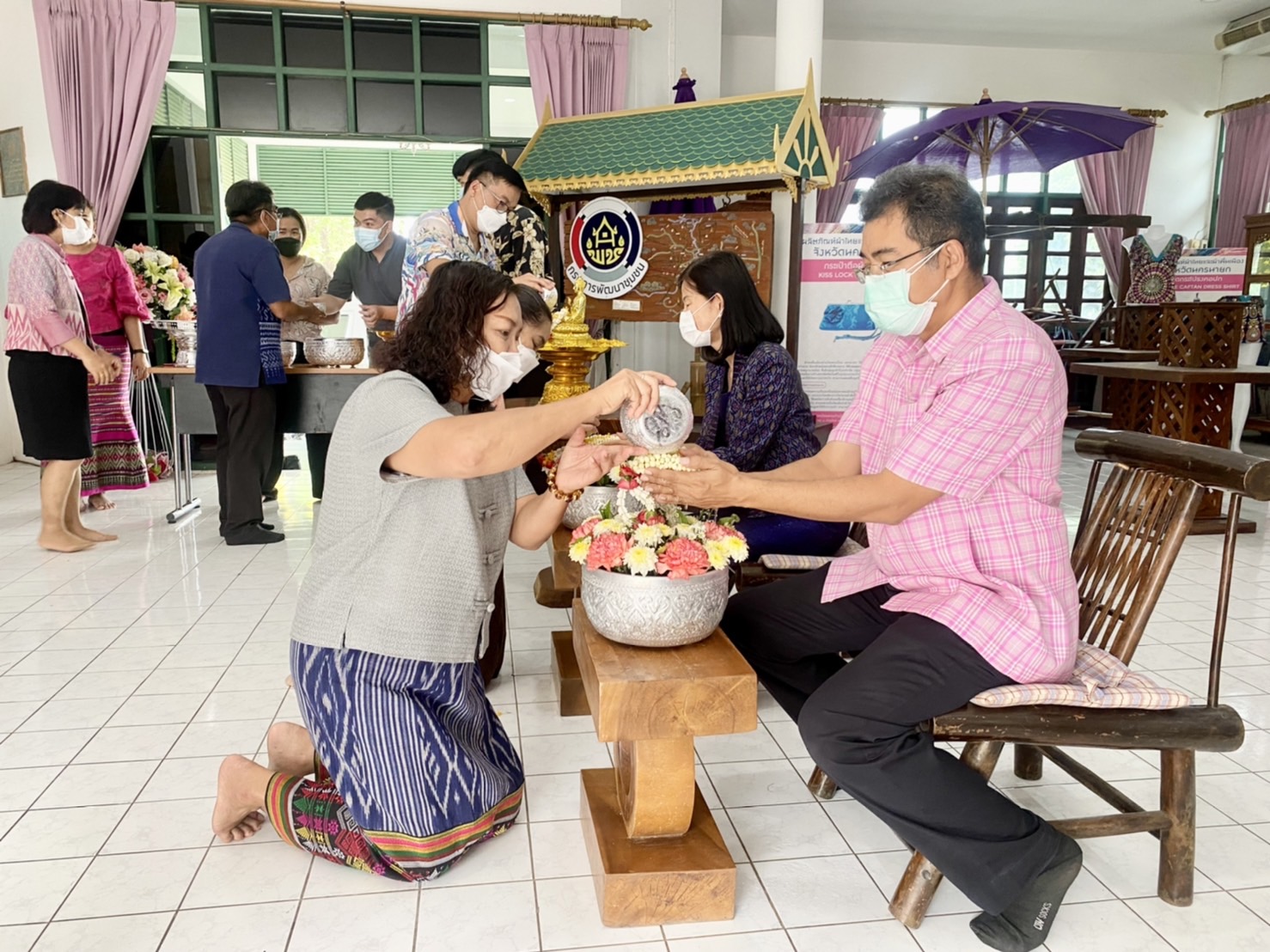 ??พช.นครนายก สืบสานประเพณีสงกรานต์ 2565??