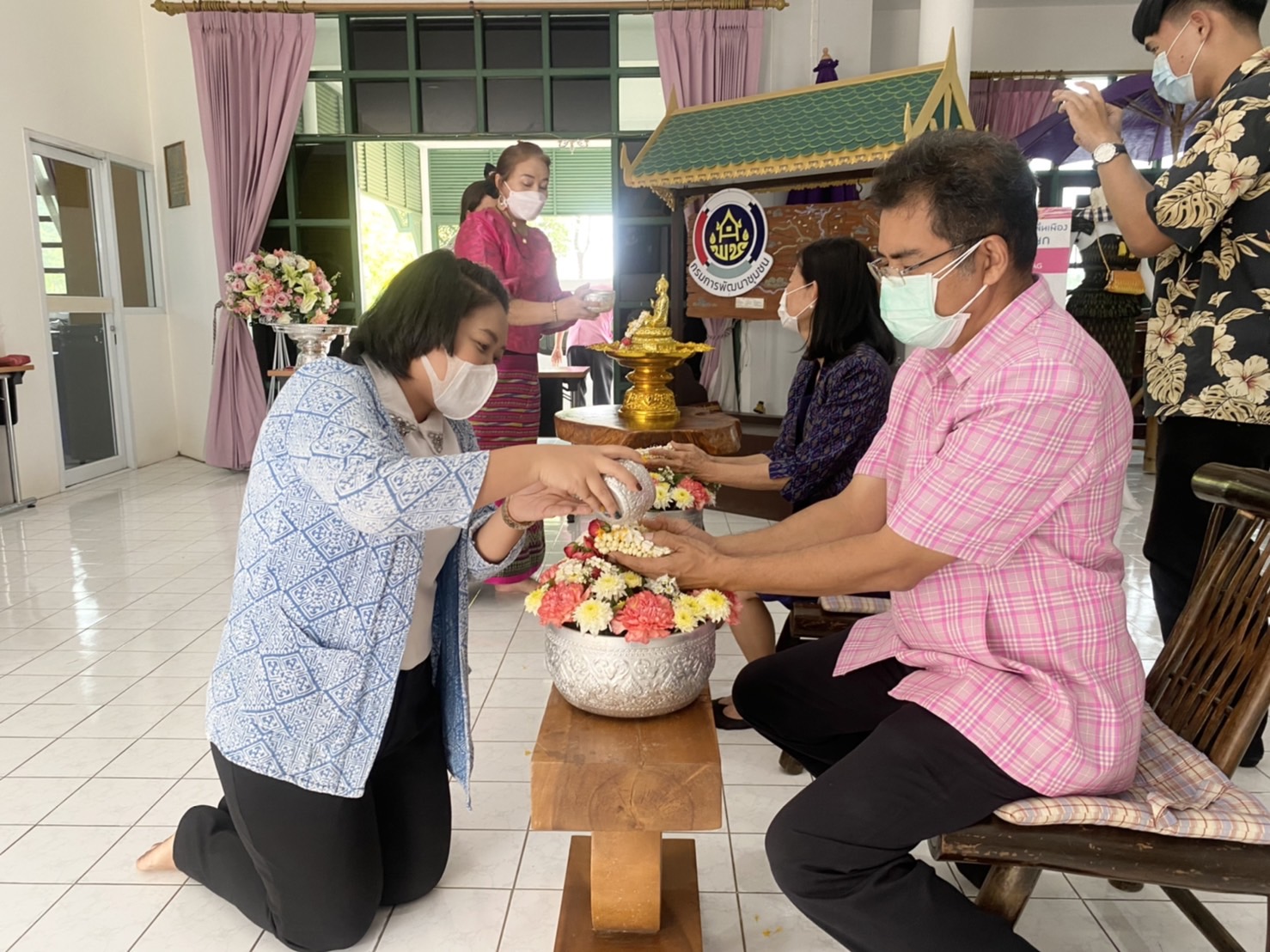 ??พช.นครนายก สืบสานประเพณีสงกรานต์ 2565??