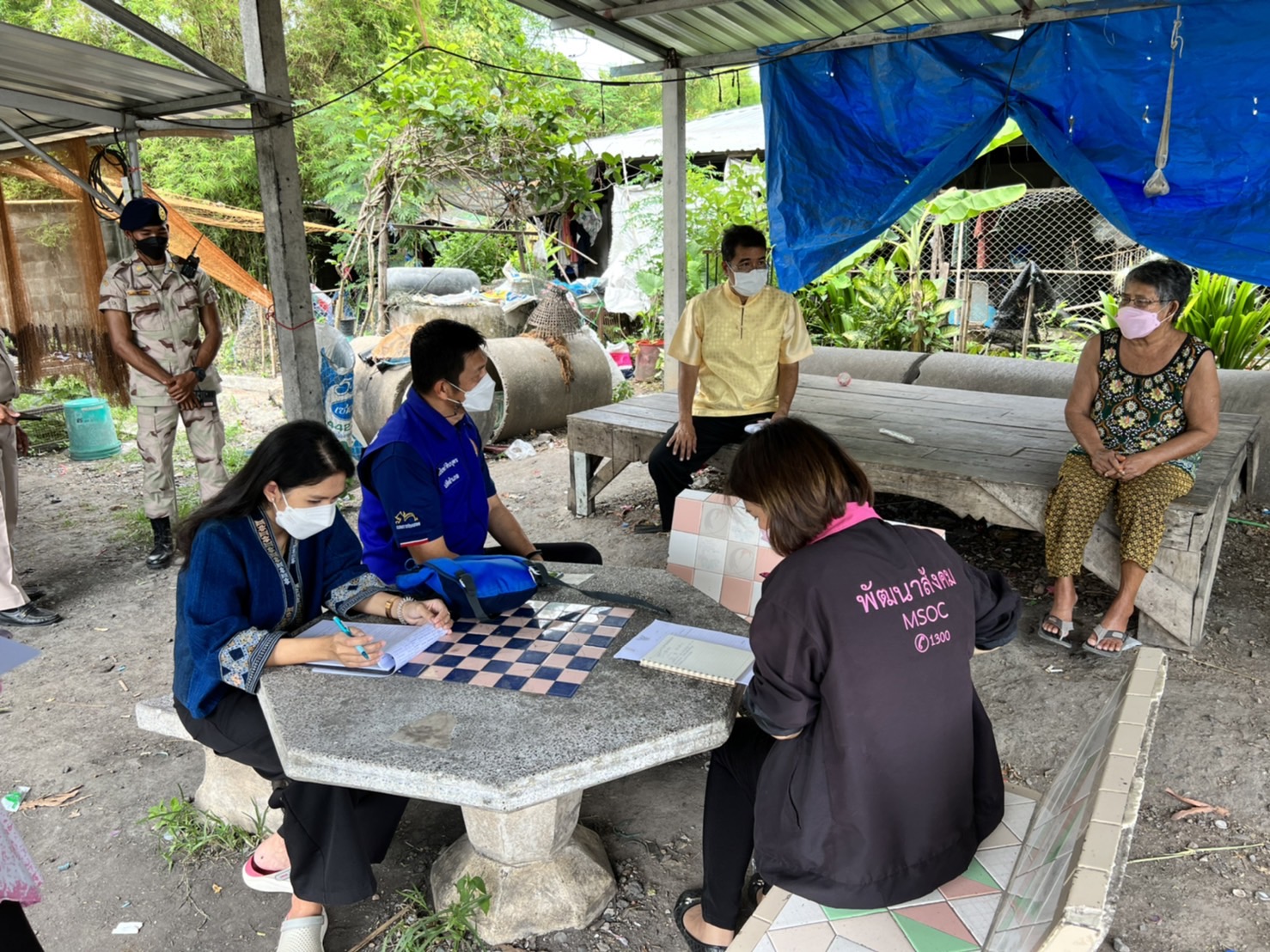 ? พช.นครนายก ออกติดตามและให้กำลังใจทีมงานพัฒนาชุมชนอำเภอ ในการขับเคลื่อนขจัดความยากจนและพัฒนาคนทุกช่วงวัยอย่างยั่งยืน ฯ ?