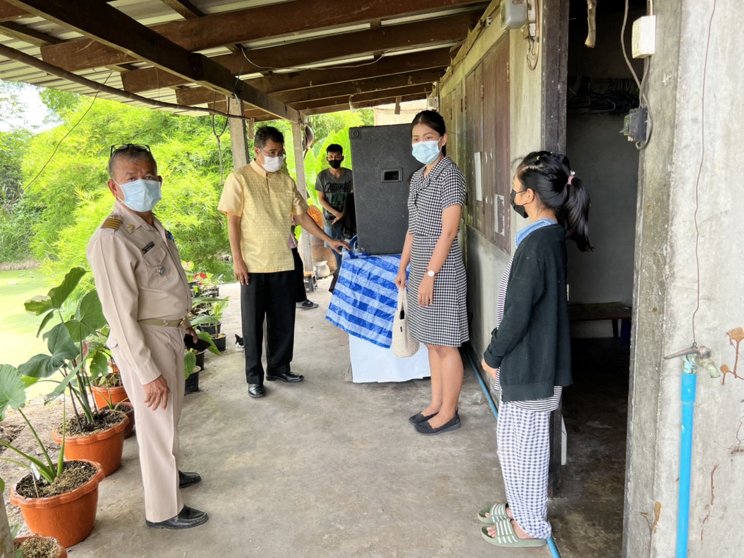 ? พช.นครนายก ออกติดตามและให้กำลังใจทีมงานพัฒนาชุมชนอำเภอ ในการขับเคลื่อนขจัดความยากจนและพัฒนาคนทุกช่วงวัยอย่างยั่งยืน ฯ ?