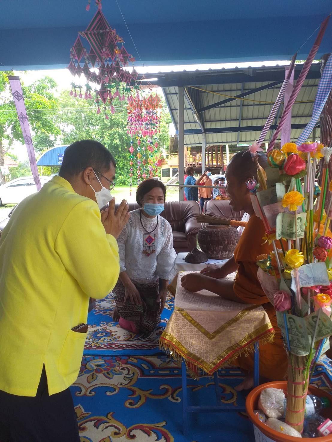 ??พช. นครนายก ร่วมกิจกรรมงานบุญชุมชนท่องเที่ยวกลุ่มชาติพันธุ์ไทยลาวเวียง จังหวัดนครนายก