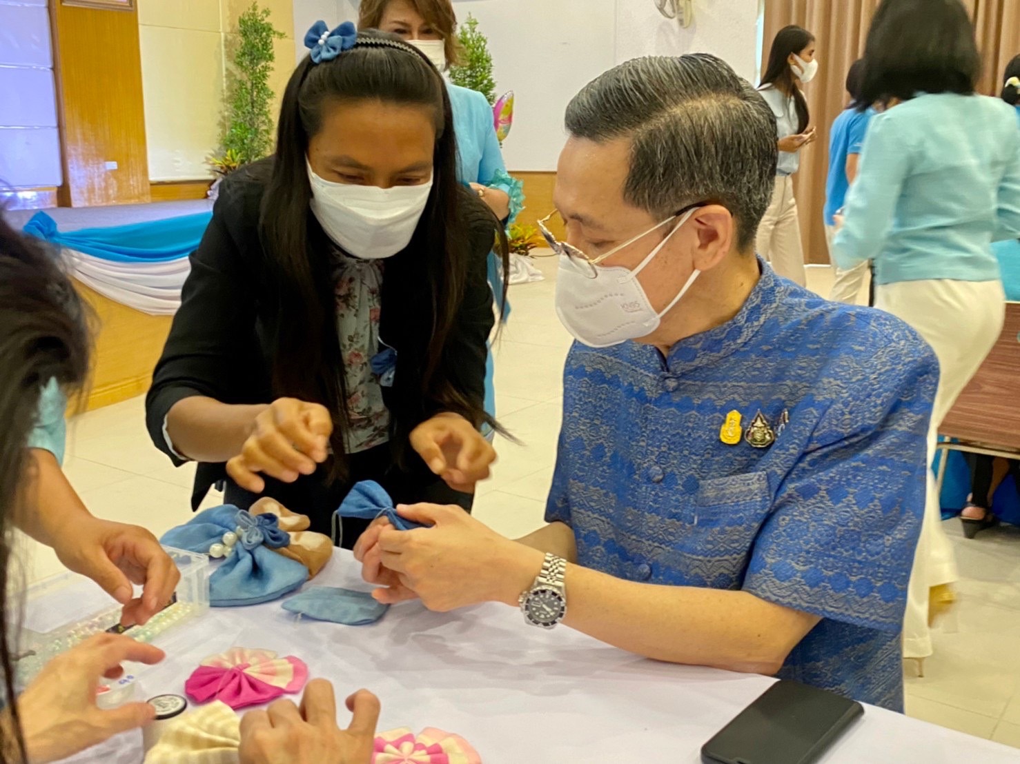 ?? พช.นครนายก ร่วมแถลงข่าวกิจกรรมประดิษฐ์ผีเสื้อ จากผ้าตามอัตลักษณ์ของจังหวัดนครนายก รวมใจแสดงพลังแห่งความจงรักภักดี เพื่อนำไปประดับนิทรรศการเฉลิมพระเกียรติ สมเด็จพระนางเจ้าสิริกิต์ พระบรมราชินีนาถ พระบรมราชชนนีพันปีหลวง เนื่องในโอกาสมหามงคลเฉลิมพระชนมพรรษา 90 พรรษา 12 สิงหาคม 2565