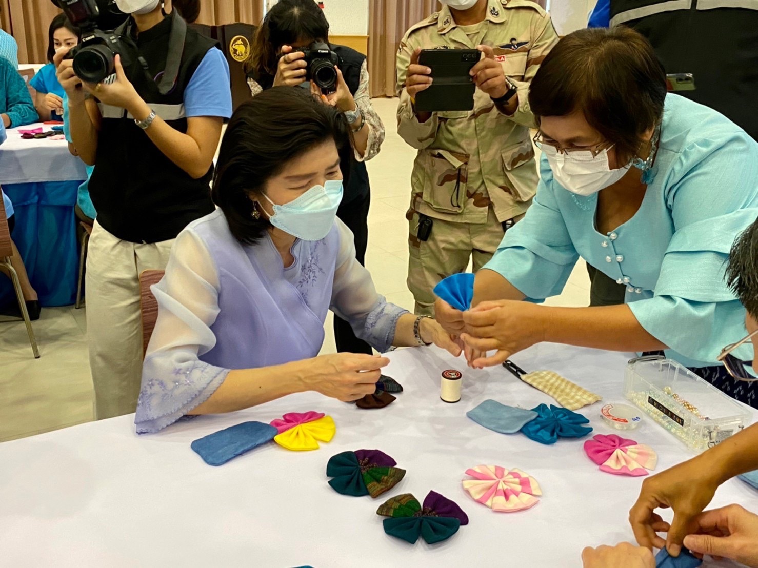 ?? พช.นครนายก ร่วมแถลงข่าวกิจกรรมประดิษฐ์ผีเสื้อ จากผ้าตามอัตลักษณ์ของจังหวัดนครนายก รวมใจแสดงพลังแห่งความจงรักภักดี เพื่อนำไปประดับนิทรรศการเฉลิมพระเกียรติ สมเด็จพระนางเจ้าสิริกิต์ พระบรมราชินีนาถ พระบรมราชชนนีพันปีหลวง เนื่องในโอกาสมหามงคลเฉลิมพระชนมพรรษา 90 พรรษา 12 สิงหาคม 2565