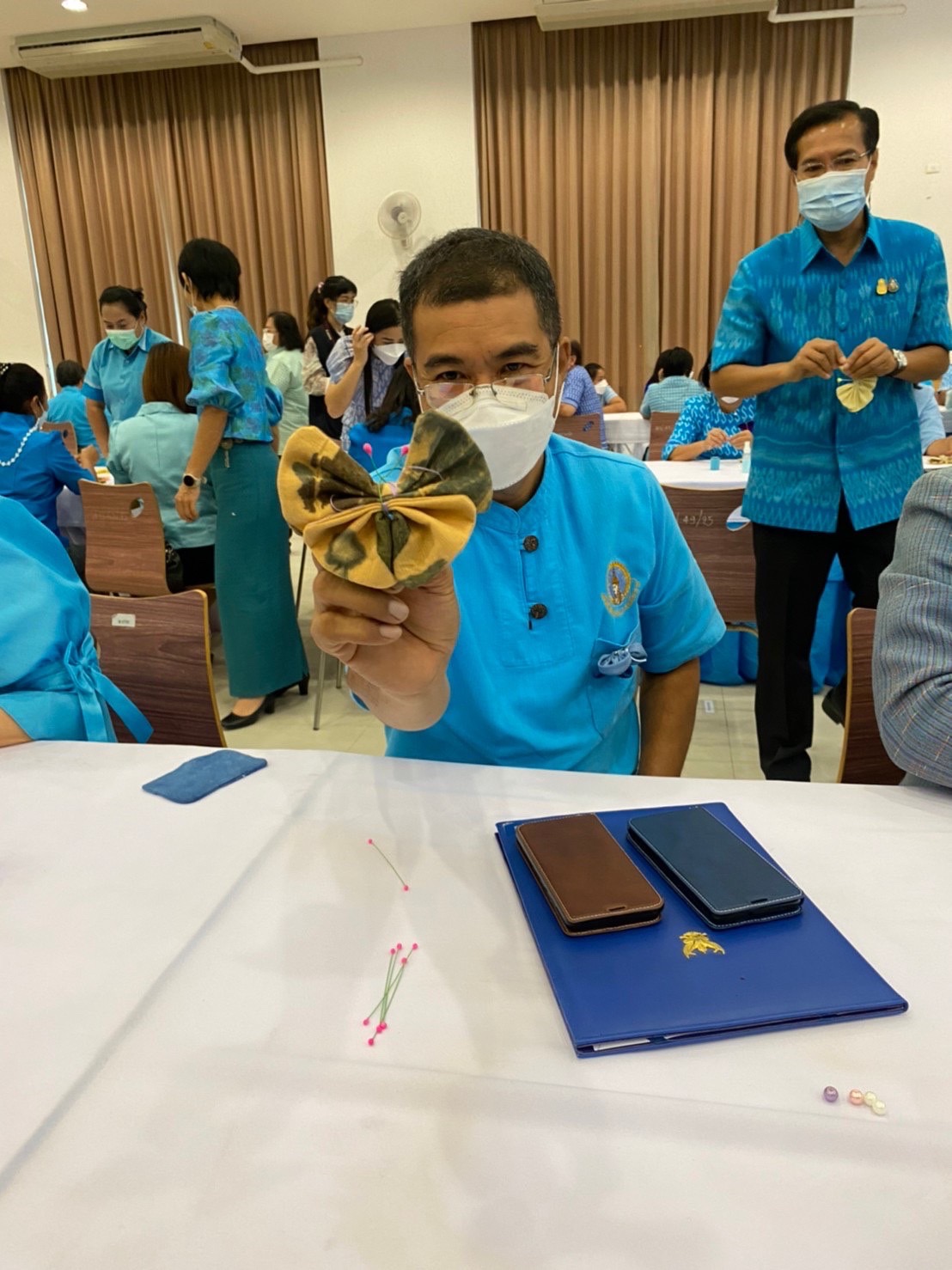 ?? พช.นครนายก ร่วมแถลงข่าวกิจกรรมประดิษฐ์ผีเสื้อ จากผ้าตามอัตลักษณ์ของจังหวัดนครนายก รวมใจแสดงพลังแห่งความจงรักภักดี เพื่อนำไปประดับนิทรรศการเฉลิมพระเกียรติ สมเด็จพระนางเจ้าสิริกิต์ พระบรมราชินีนาถ พระบรมราชชนนีพันปีหลวง เนื่องในโอกาสมหามงคลเฉลิมพระชนมพรรษา 90 พรรษา 12 สิงหาคม 2565