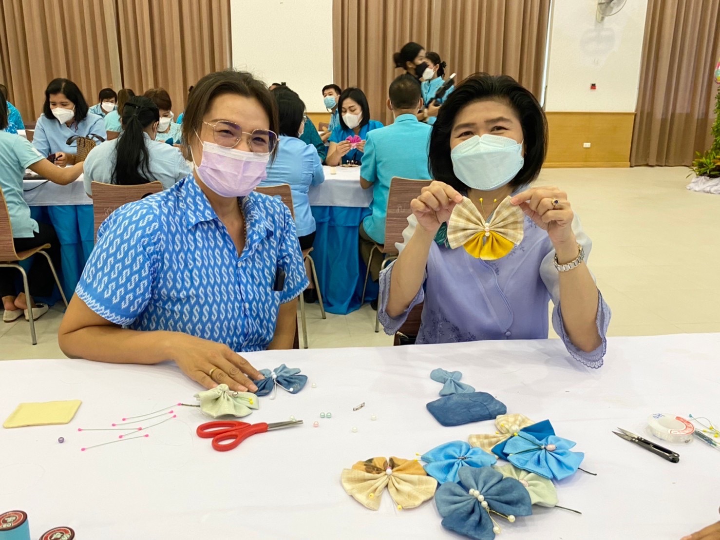 ?? พช.นครนายก ร่วมแถลงข่าวกิจกรรมประดิษฐ์ผีเสื้อ จากผ้าตามอัตลักษณ์ของจังหวัดนครนายก รวมใจแสดงพลังแห่งความจงรักภักดี เพื่อนำไปประดับนิทรรศการเฉลิมพระเกียรติ สมเด็จพระนางเจ้าสิริกิต์ พระบรมราชินีนาถ พระบรมราชชนนีพันปีหลวง เนื่องในโอกาสมหามงคลเฉลิมพระชนมพรรษา 90 พรรษา 12 สิงหาคม 2565