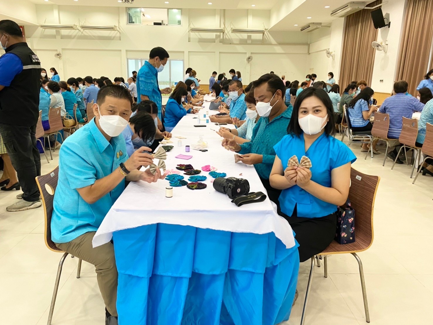 ?? พช.นครนายก ร่วมแถลงข่าวกิจกรรมประดิษฐ์ผีเสื้อ จากผ้าตามอัตลักษณ์ของจังหวัดนครนายก รวมใจแสดงพลังแห่งความจงรักภักดี เพื่อนำไปประดับนิทรรศการเฉลิมพระเกียรติ สมเด็จพระนางเจ้าสิริกิต์ พระบรมราชินีนาถ พระบรมราชชนนีพันปีหลวง เนื่องในโอกาสมหามงคลเฉลิมพระชนมพรรษา 90 พรรษา 12 สิงหาคม 2565