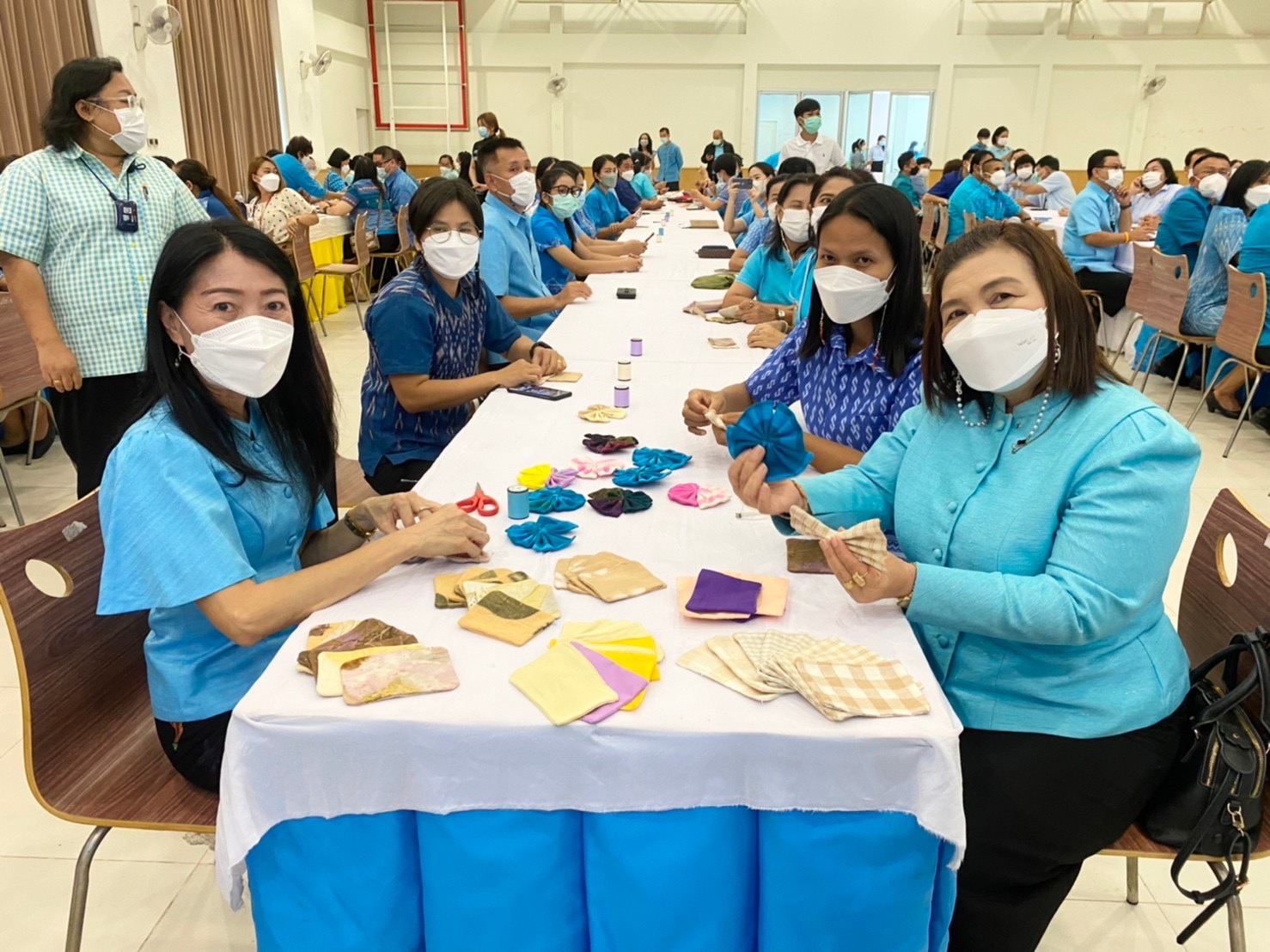 ?? พช.นครนายก ร่วมแถลงข่าวกิจกรรมประดิษฐ์ผีเสื้อ จากผ้าตามอัตลักษณ์ของจังหวัดนครนายก รวมใจแสดงพลังแห่งความจงรักภักดี เพื่อนำไปประดับนิทรรศการเฉลิมพระเกียรติ สมเด็จพระนางเจ้าสิริกิต์ พระบรมราชินีนาถ พระบรมราชชนนีพันปีหลวง เนื่องในโอกาสมหามงคลเฉลิมพระชนมพรรษา 90 พรรษา 12 สิงหาคม 2565