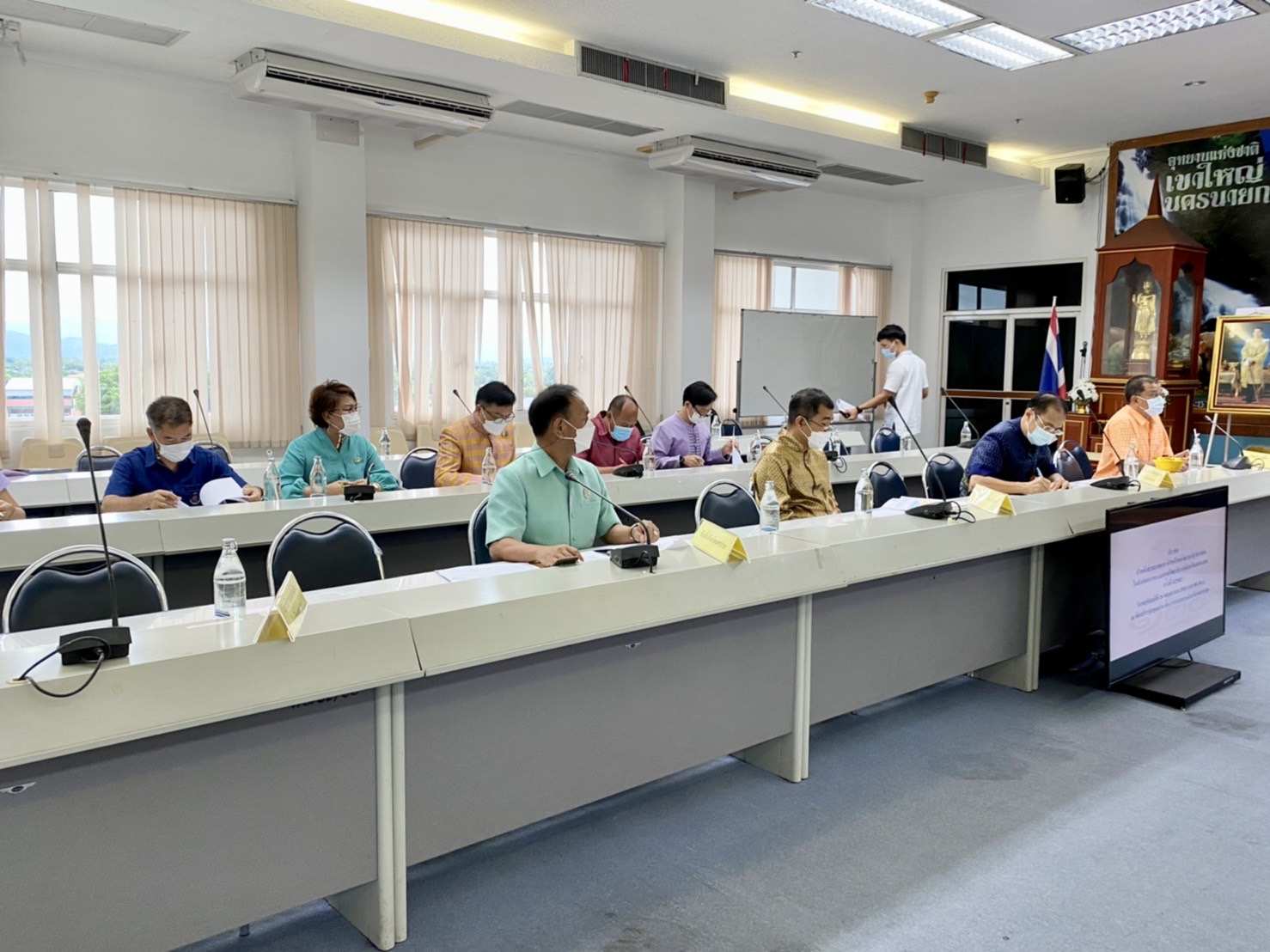 ??พช. นครนายก ร่วมประชุมหัวหน้าส่วนราชการ หัวหน้าหน่วยงานรัฐวิสาหกิจ ในสังกัดกระทรวงมหาดไทย ประจำจังหวัดนครนายก ครั้งที่ 4/2565