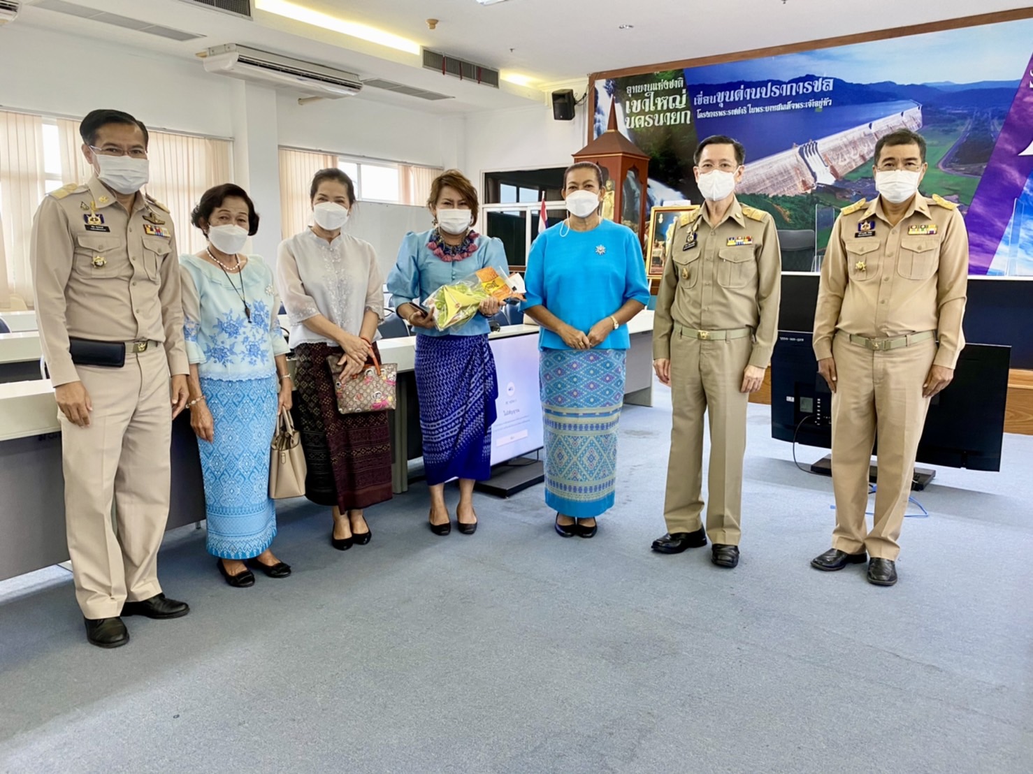 ?? พช.นครนายก นำส่ง “ผีเสื้อแห่งความจงรักภักดี” เพื่อนำไปประกวดระดับจังหวัด ??