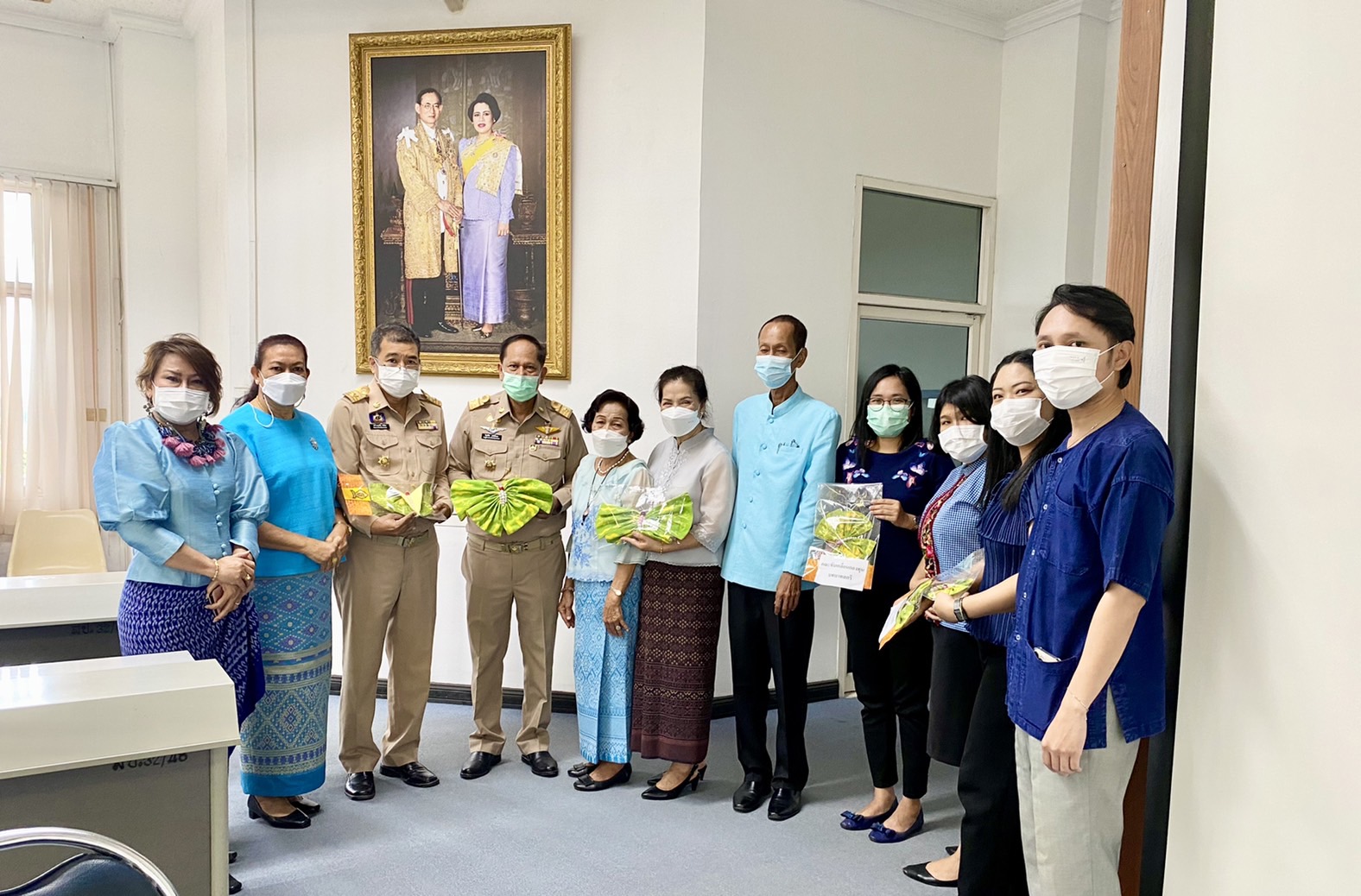 ?? พช.นครนายก นำส่ง “ผีเสื้อแห่งความจงรักภักดี” เพื่อนำไปประกวดระดับจังหวัด ??