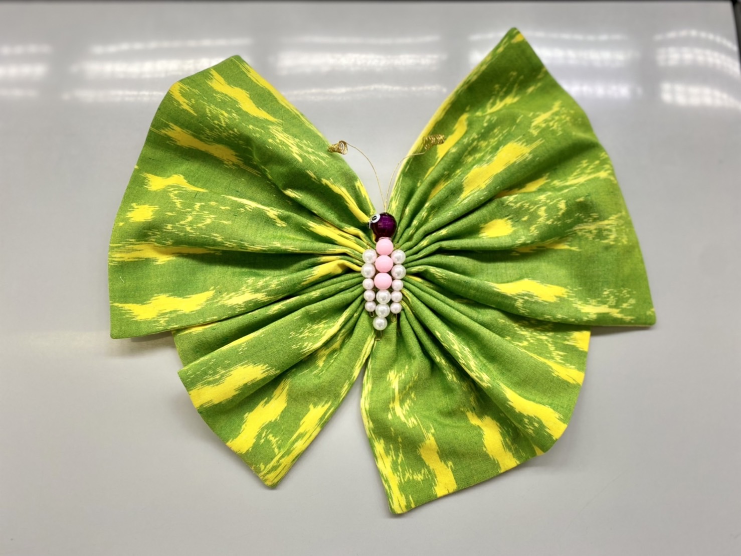 ?? พช.นครนายก นำส่ง “ผีเสื้อแห่งความจงรักภักดี” เพื่อนำไปประกวดระดับจังหวัด ??