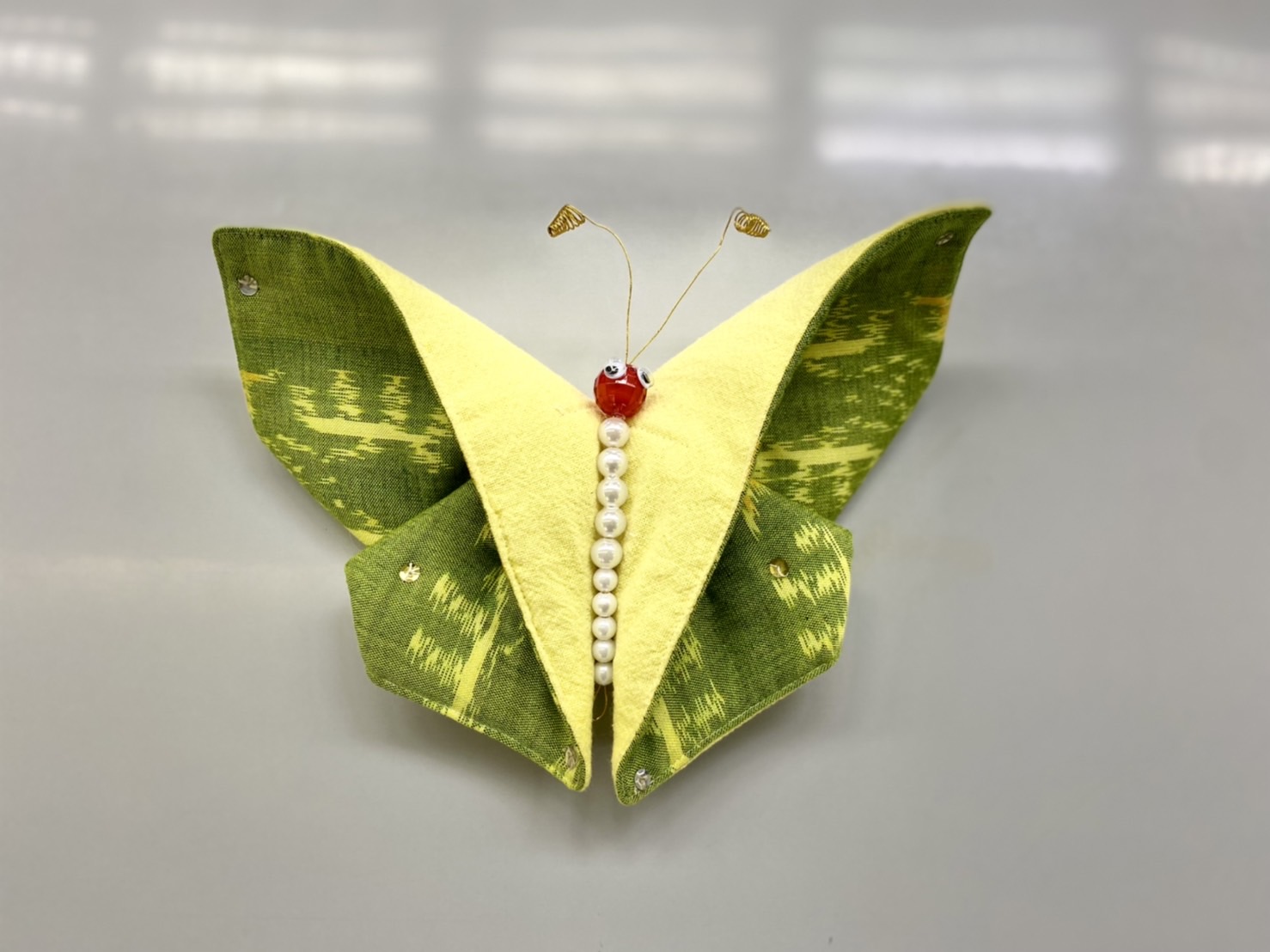 ?? พช.นครนายก นำส่ง “ผีเสื้อแห่งความจงรักภักดี” เพื่อนำไปประกวดระดับจังหวัด ??