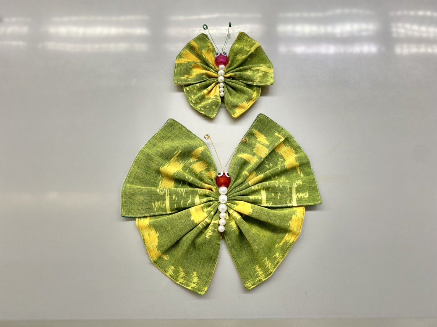 ?? พช.นครนายก นำส่ง “ผีเสื้อแห่งความจงรักภักดี” เพื่อนำไปประกวดระดับจังหวัด ??