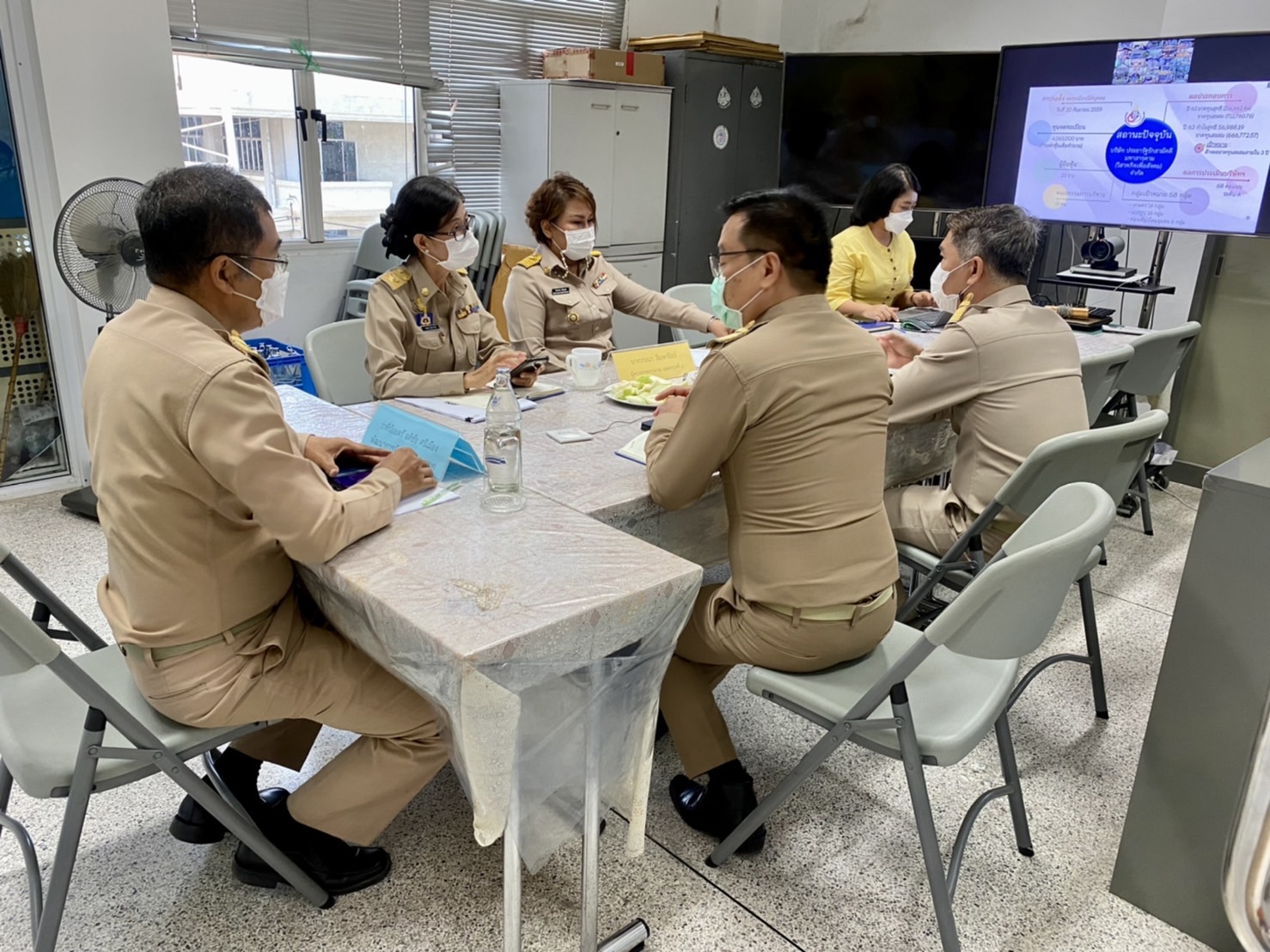 ?? พช.นครนายก ร่วมรับฟังการประชุมกรมการพัฒนาชุมชน ครั้งที่ 5 / 2565 ผ่านระบบ Video Conference