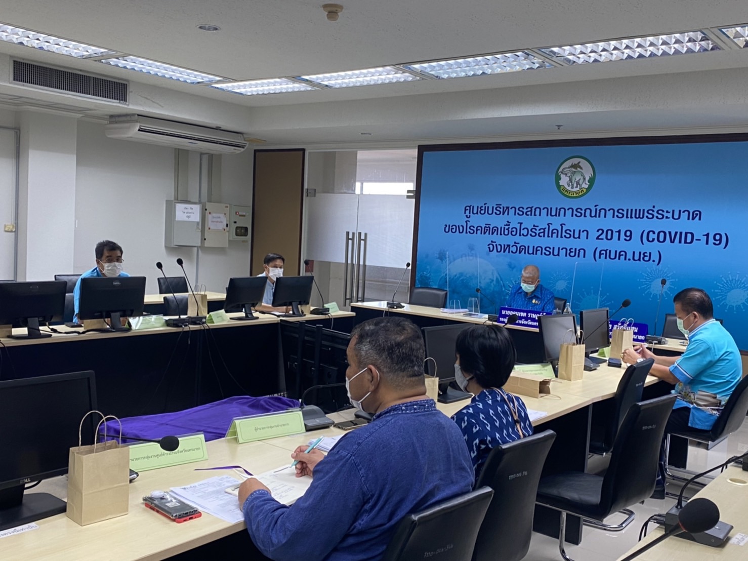 ??พช. นครนายก ร่วมประชุมขับเคลื่อนและติดตามนโยบายของรัฐบาลและภารกิจสำคัญของกระทรวงมหาดไทยและหน่วยงานในสังกัดกระทรวงมหาดไทย ประจำปีงบประมาณ พ.ศ. 2565 (เดือนมิถุนายน) ผ่านระบบวีดิโอทัศน์ทางไกล (VCS)