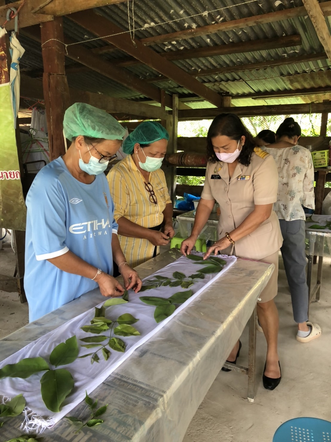 ? พช.นครนายก ขยายผลการพัฒนาผ้าไทยพื้นเมืองยัอมลายสีจากวัสดุธรรมชาติ