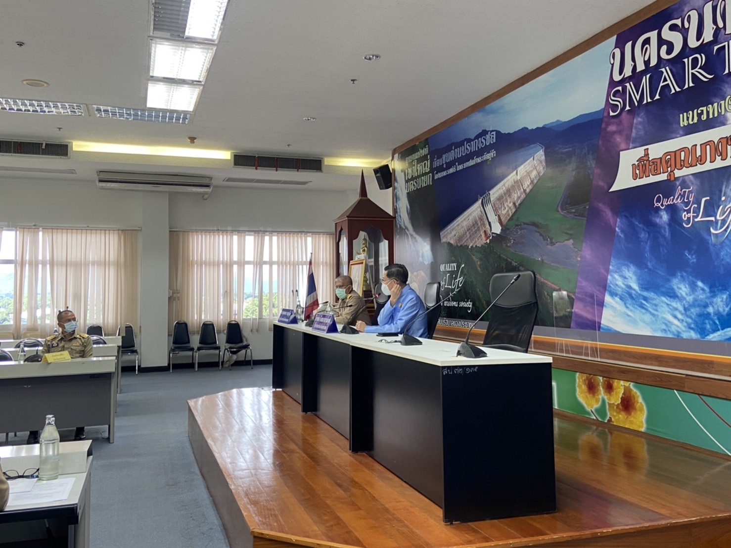 ?? พช.นครนายก เข้าร่วมประชุมหัวหน้าส่วนราชการ หัวหน้าหน่วยงานรัฐวิสาหกิจ ในสังกัดกระทรวงมหาดไทย ประจำจังหวัดนครนายก ครั้งที่ 6/2565