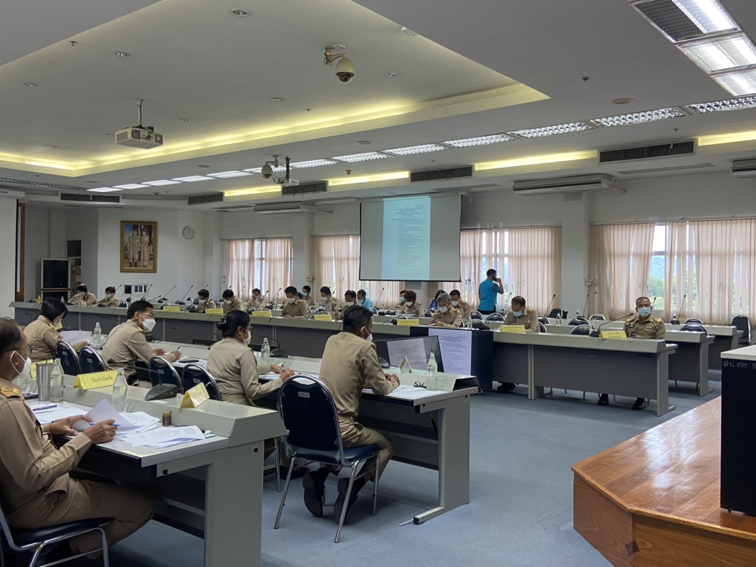 ?? พช.นครนายก เข้าร่วมประชุมหัวหน้าส่วนราชการ หัวหน้าหน่วยงานรัฐวิสาหกิจ ในสังกัดกระทรวงมหาดไทย ประจำจังหวัดนครนายก ครั้งที่ 6/2565