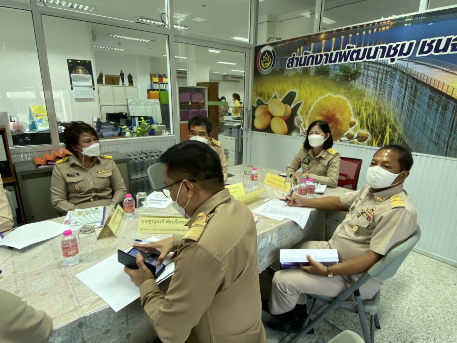 ?? พช.นครนายก เสนอผลงานโครงการพัฒนาชุมชนใสสะอาด ประจำปี 2565 เขตตรวจราชการที่ 9