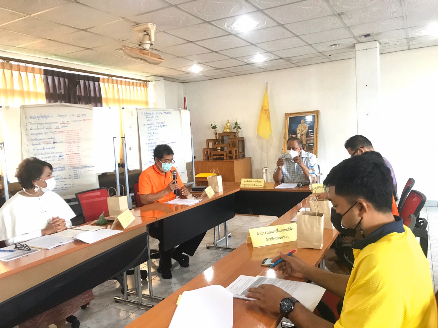 ??พช.นครนายก ร่วมการประชุมบูรณาการส่วนราชการในการจัดทำแผนพัฒนาจังหวัดนครนายก 5 ปี (พ.ศ.2566 – 2570) ฉบับทบทวน พ.ศ. 2567 และแผนปฏิบัติราชการประจำปีงบประมาณ พ.ศ. 2567 ของจังหวัดนครนายก ครั้งที่ 1/2565