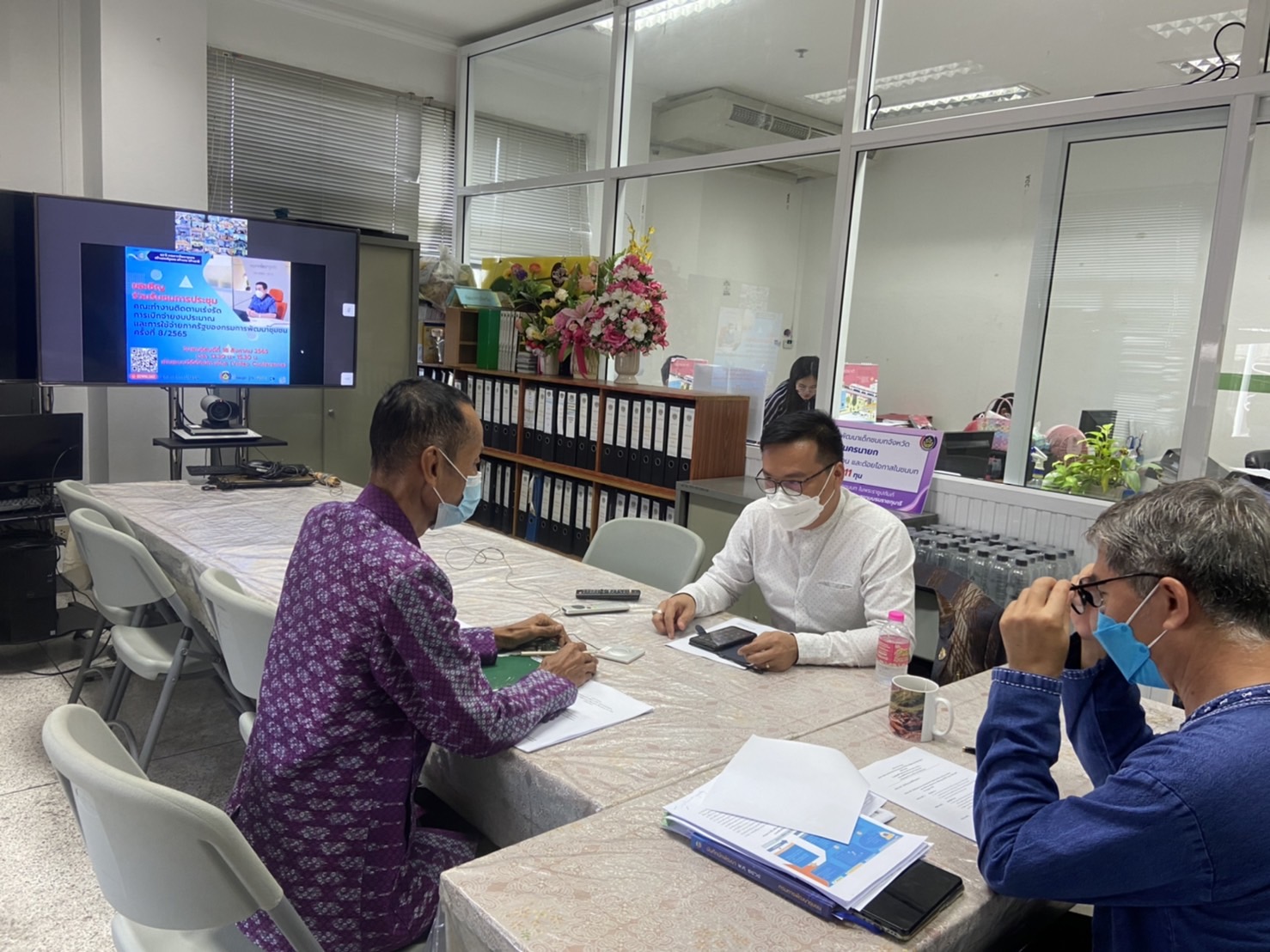 ??พช.นครนายก ร่วมประชุมคณะทำงานติดตามเร่งรัดการเบิกจ่ายภาครัฐของกรมการพัฒนาชุมชน ครั้งที่ 8/2565 ผ่านระบบ Video Conference