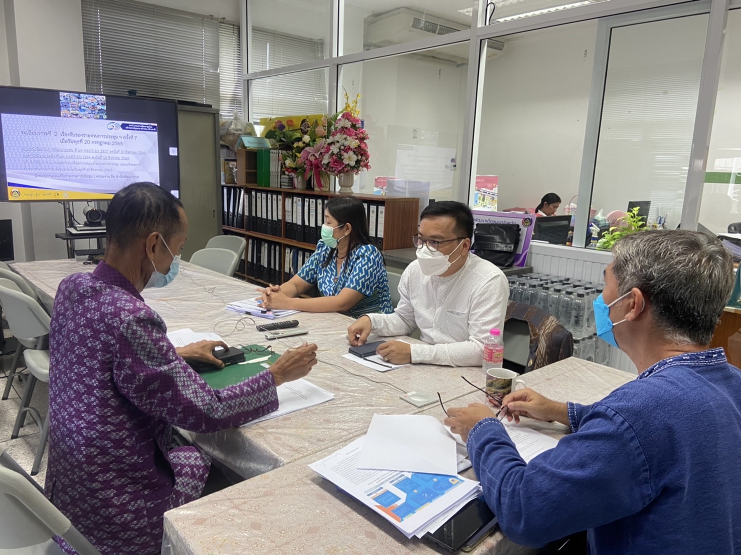 ??พช.นครนายก ร่วมประชุมคณะทำงานติดตามเร่งรัดการเบิกจ่ายภาครัฐของกรมการพัฒนาชุมชน ครั้งที่ 8/2565 ผ่านระบบ Video Conference