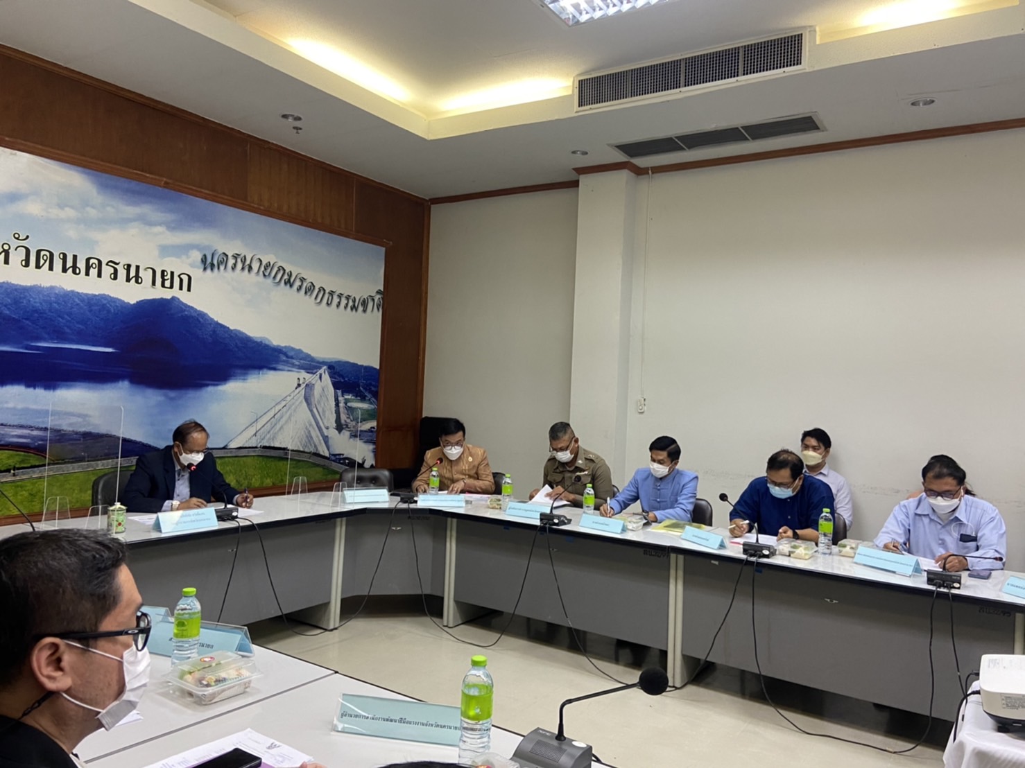 ??พช.นครนายก ประชุมคณะทำงานบริหารการจัดเก็บข้อมูลความจำเป็นพื้นฐาน (จปฐ.) ระดับจังหวัด ปี 2565