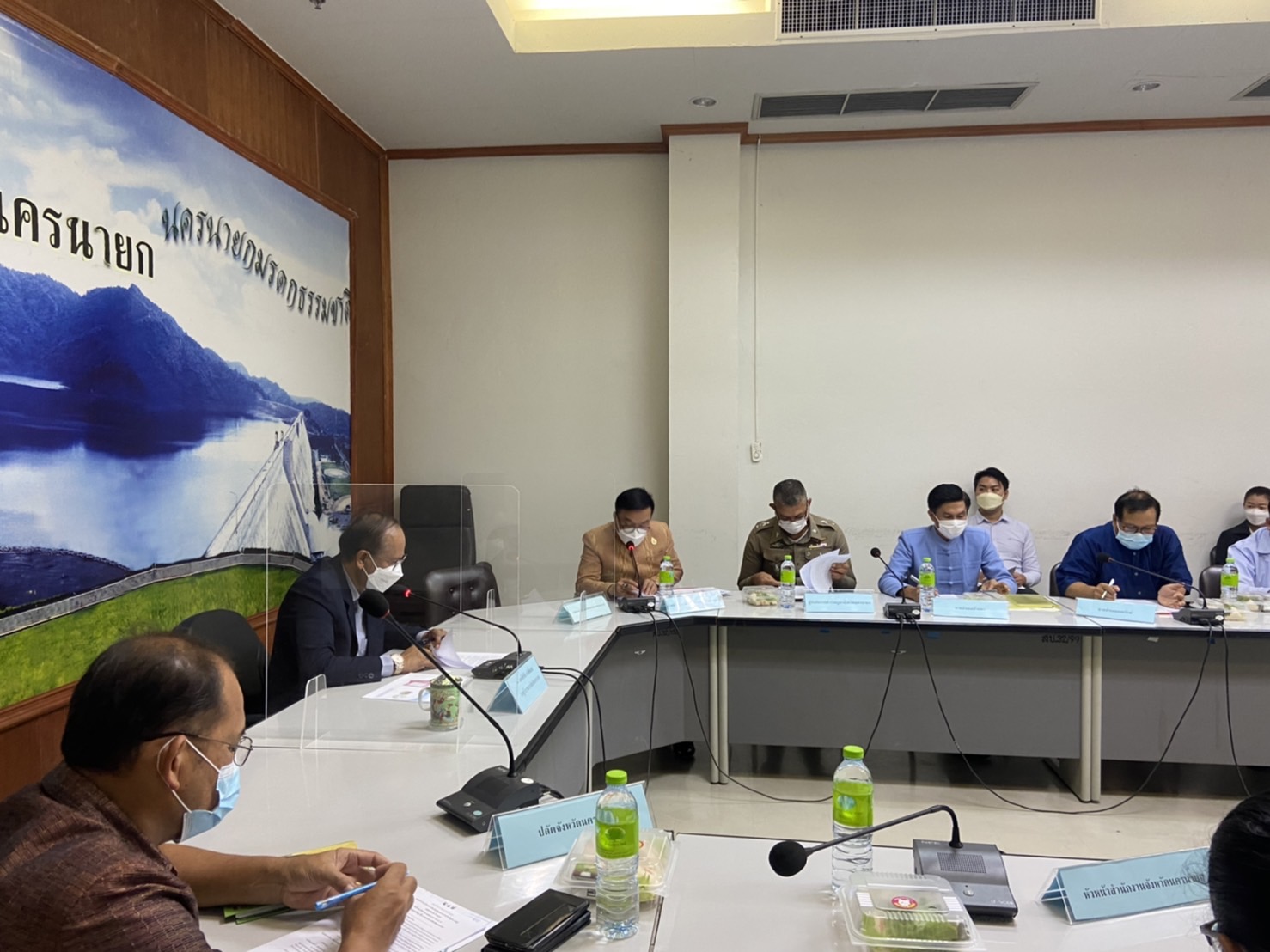 ??พช.นครนายก ประชุมคณะทำงานบริหารการจัดเก็บข้อมูลความจำเป็นพื้นฐาน (จปฐ.) ระดับจังหวัด ปี 2565