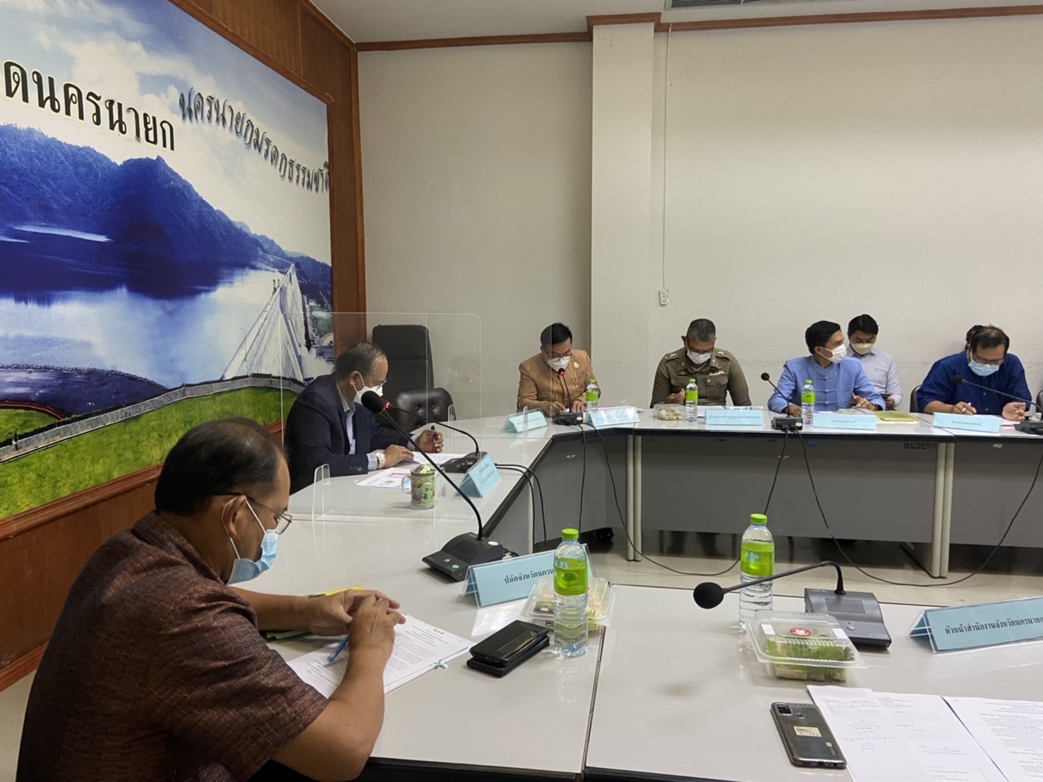 ??พช.นครนายก ประชุมคณะทำงานบริหารการจัดเก็บข้อมูลความจำเป็นพื้นฐาน (จปฐ.) ระดับจังหวัด ปี 2565