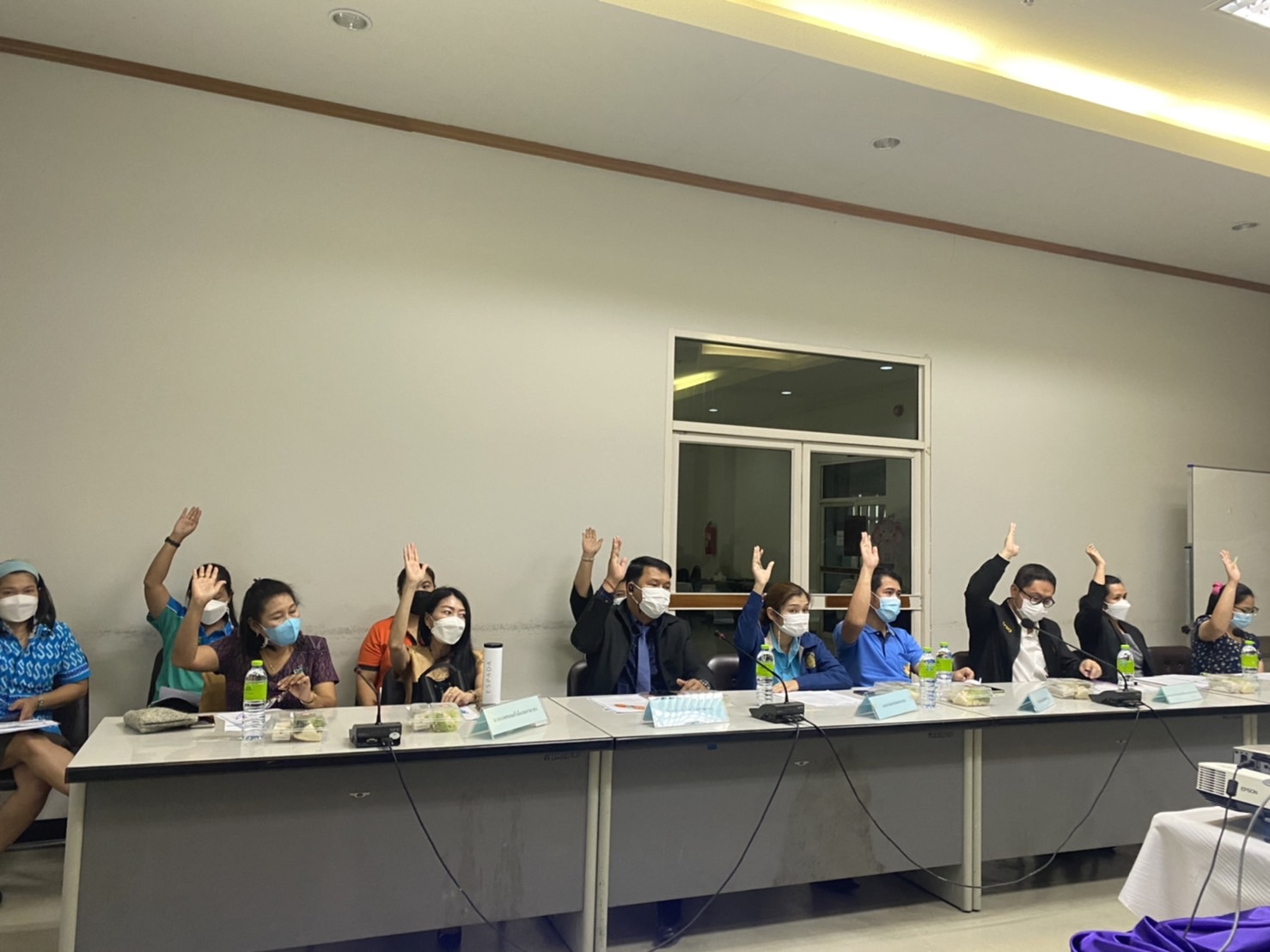 ??พช.นครนายก ประชุมคณะทำงานบริหารการจัดเก็บข้อมูลความจำเป็นพื้นฐาน (จปฐ.) ระดับจังหวัด ปี 2565