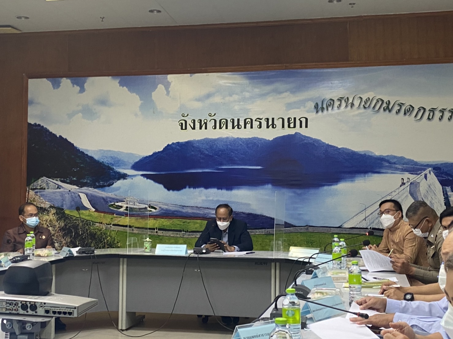 ??พช.นครนายก ประชุมคณะทำงานบริหารการจัดเก็บข้อมูลความจำเป็นพื้นฐาน (จปฐ.) ระดับจังหวัด ปี 2565