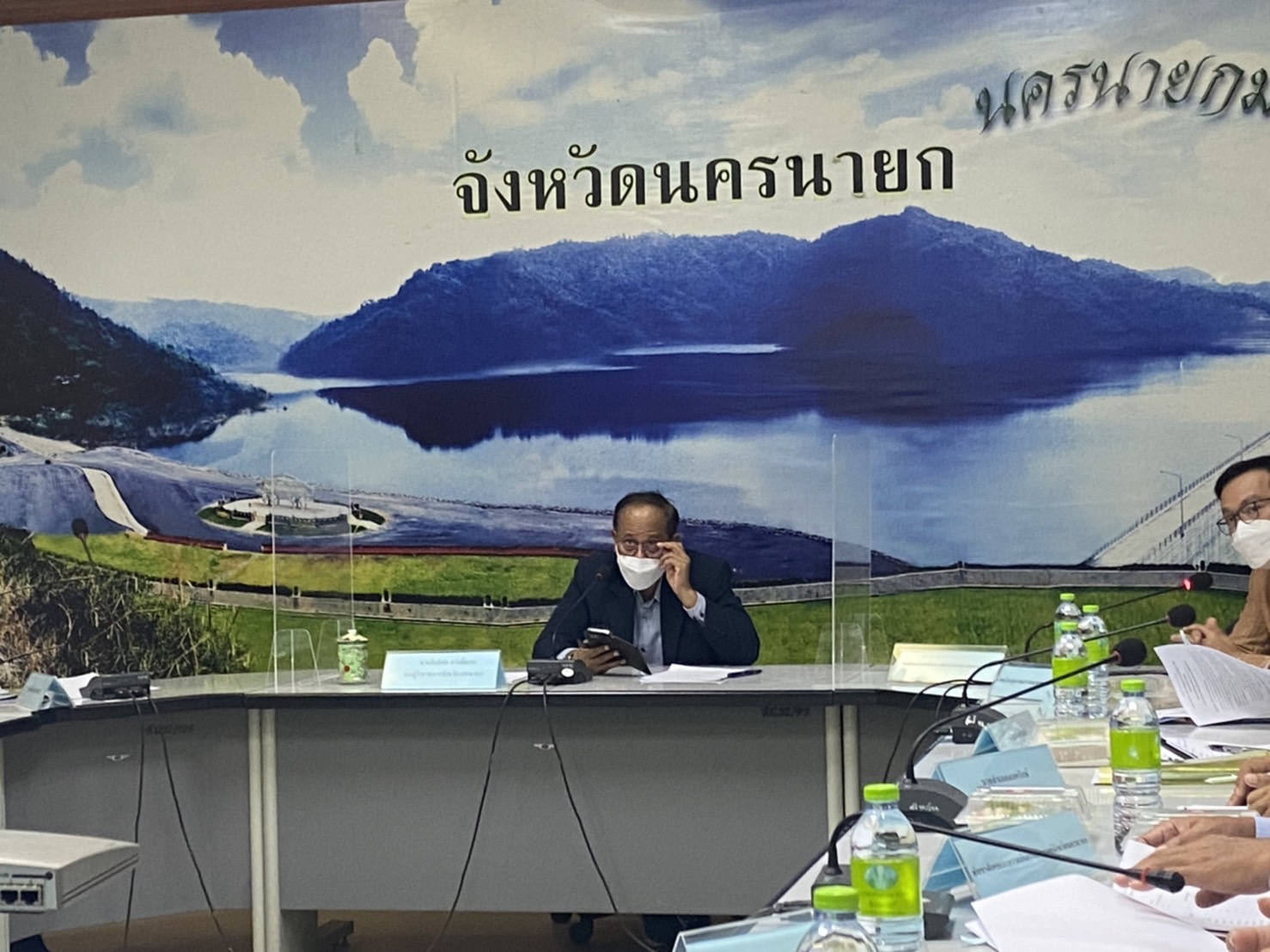 ??พช.นครนายก ประชุมคณะทำงานบริหารการจัดเก็บข้อมูลความจำเป็นพื้นฐาน (จปฐ.) ระดับจังหวัด ปี 2565