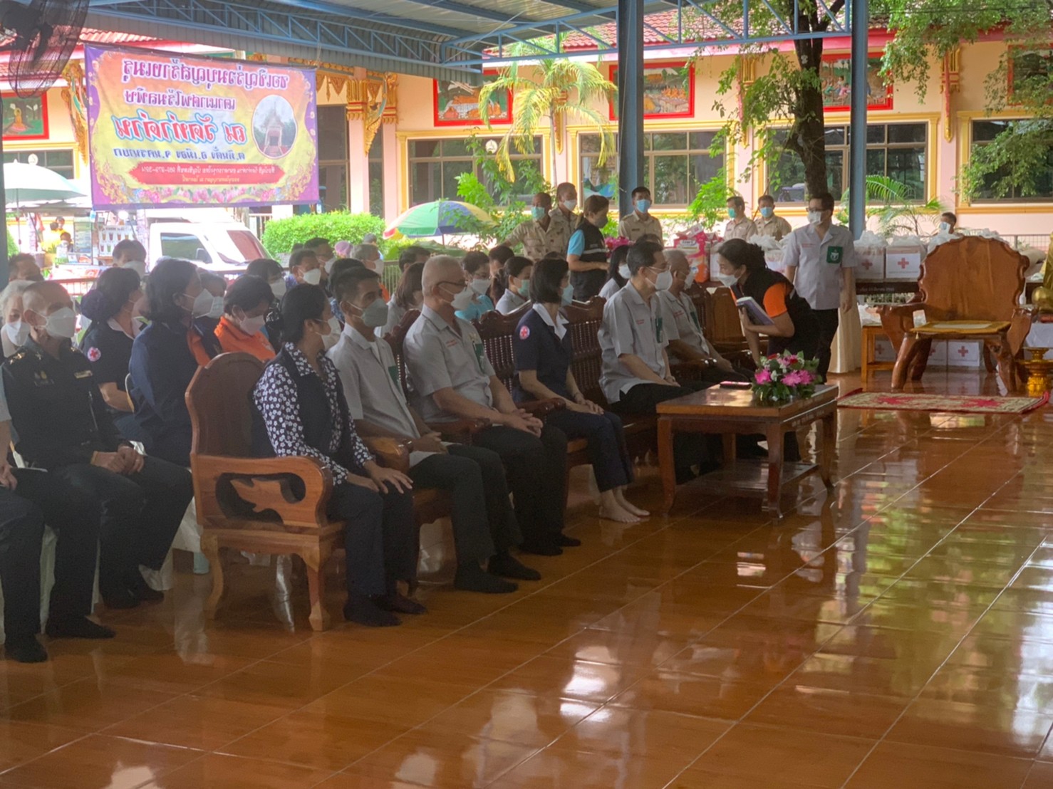 ??พช.นครนายก ร่วมโครงการ ” หน่วยบำบัดทุกข์ บำรุงสุข สร้างรอยยิ้มและความปรองดองสมานฉันท์ให้ประชาชนจังหวัดนครนายก” ครั้งที่ 11/2565