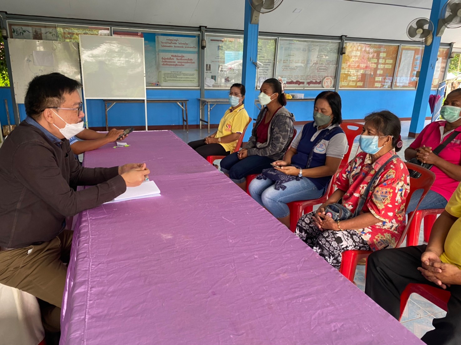 ??พช.นครนายก ลงพื้นที่ตรวจเยี่ยมกองทุนชุมชน เพื่อคัดเลือกกองทุนชุมชนเกื้อหนุนความสำเร็จตามหลักธรรมาภิบาล ประจำปี พ.ศ. 2565