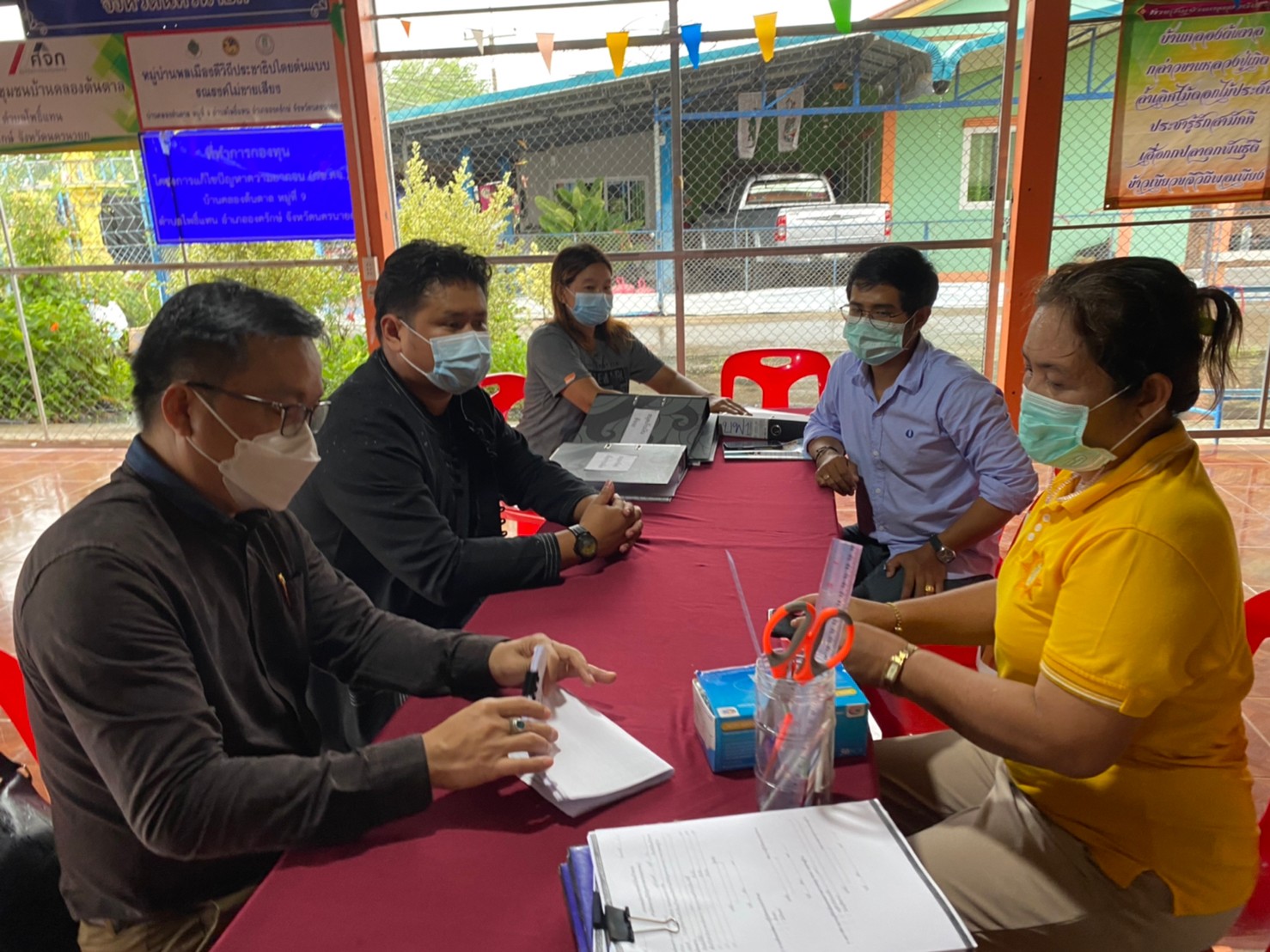 ??พช.นครนายก ลงพื้นที่ตรวจเยี่ยมกองทุนชุมชน เพื่อคัดเลือกกองทุนชุมชนเกื้อหนุนความสำเร็จตามหลักธรรมาภิบาล ประจำปี พ.ศ. 2565