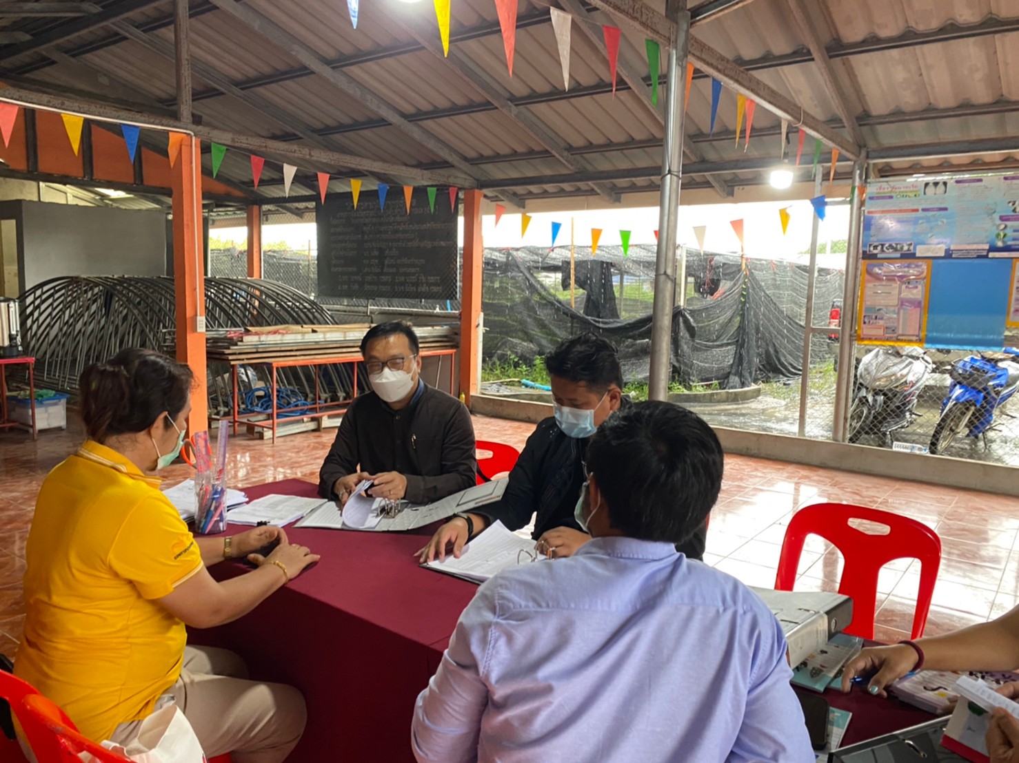 ??พช.นครนายก ลงพื้นที่ตรวจเยี่ยมกองทุนชุมชน เพื่อคัดเลือกกองทุนชุมชนเกื้อหนุนความสำเร็จตามหลักธรรมาภิบาล ประจำปี พ.ศ. 2565