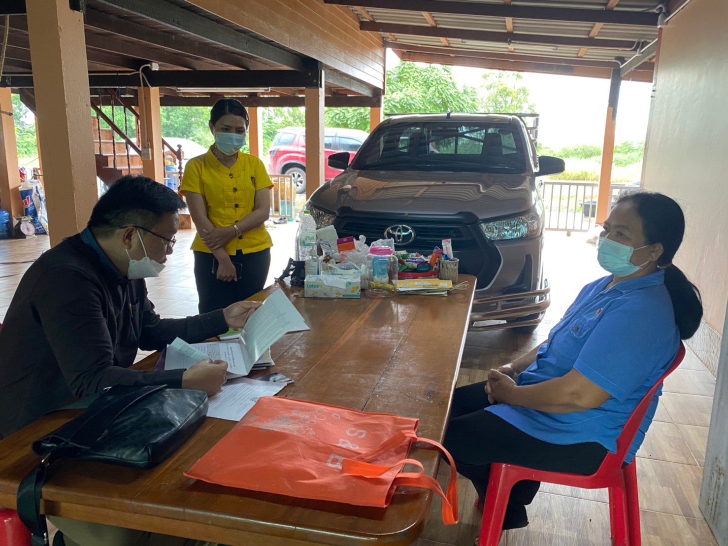 ??พช.นครนายก ลงพื้นที่ตรวจเยี่ยมกองทุนชุมชน เพื่อคัดเลือกกองทุนชุมชนเกื้อหนุนความสำเร็จตามหลักธรรมาภิบาล ประจำปี พ.ศ. 2565