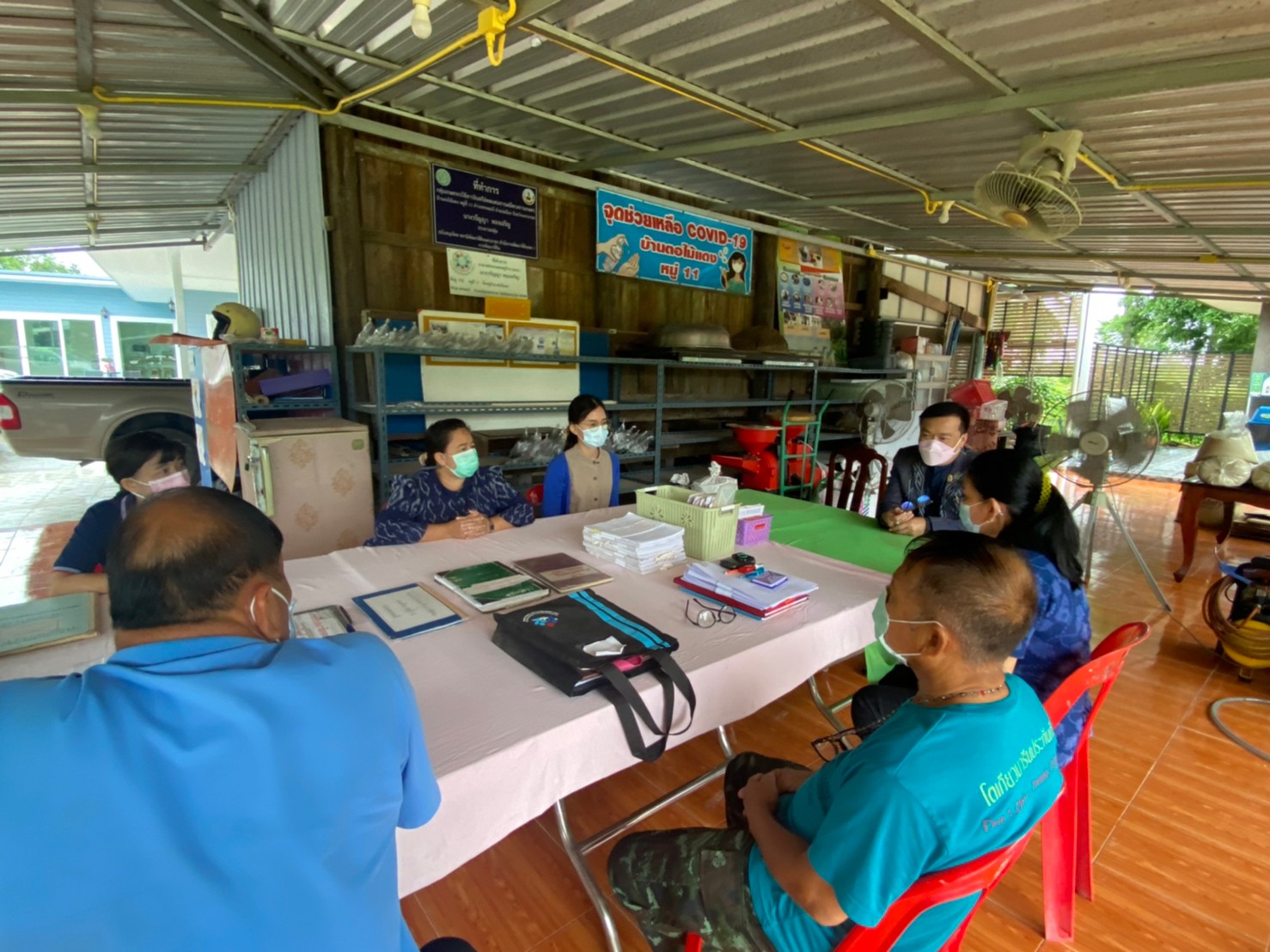 ??พช.นครนายก ลงพื้นที่ตรวจเยี่ยมกองทุนชุมชน เพื่อคัดเลือกกองทุนชุมชนเกื้อหนุนความสำเร็จตามหลักธรรมาภิบาล ประจำปี พ.ศ. 2565