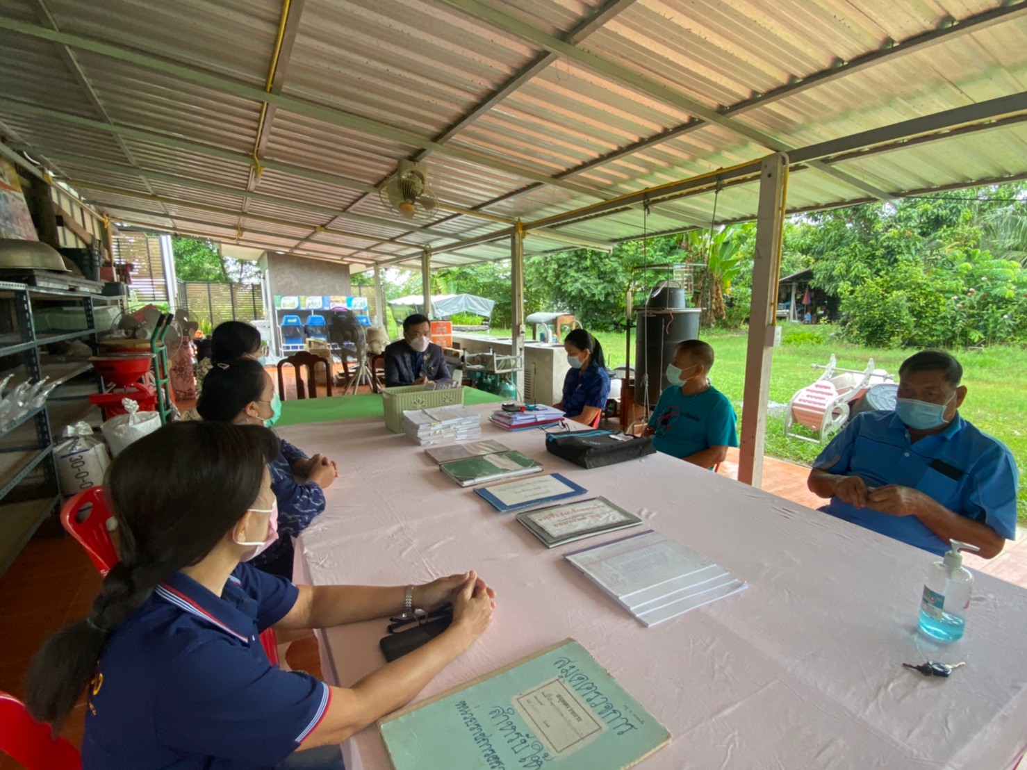 ??พช.นครนายก ลงพื้นที่ตรวจเยี่ยมกองทุนชุมชน เพื่อคัดเลือกกองทุนชุมชนเกื้อหนุนความสำเร็จตามหลักธรรมาภิบาล ประจำปี พ.ศ. 2565