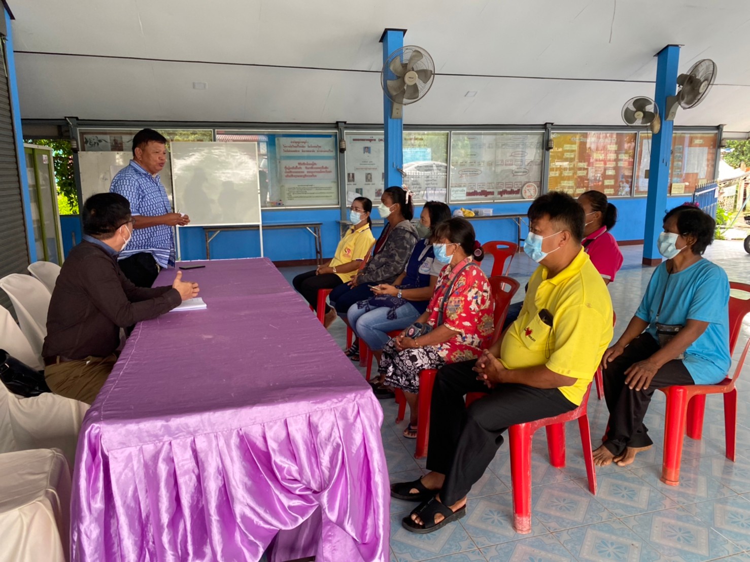 ??พช.นครนายก ลงพื้นที่ตรวจเยี่ยมกองทุนชุมชน เพื่อคัดเลือกกองทุนชุมชนเกื้อหนุนความสำเร็จตามหลักธรรมาภิบาล ประจำปี พ.ศ. 2565