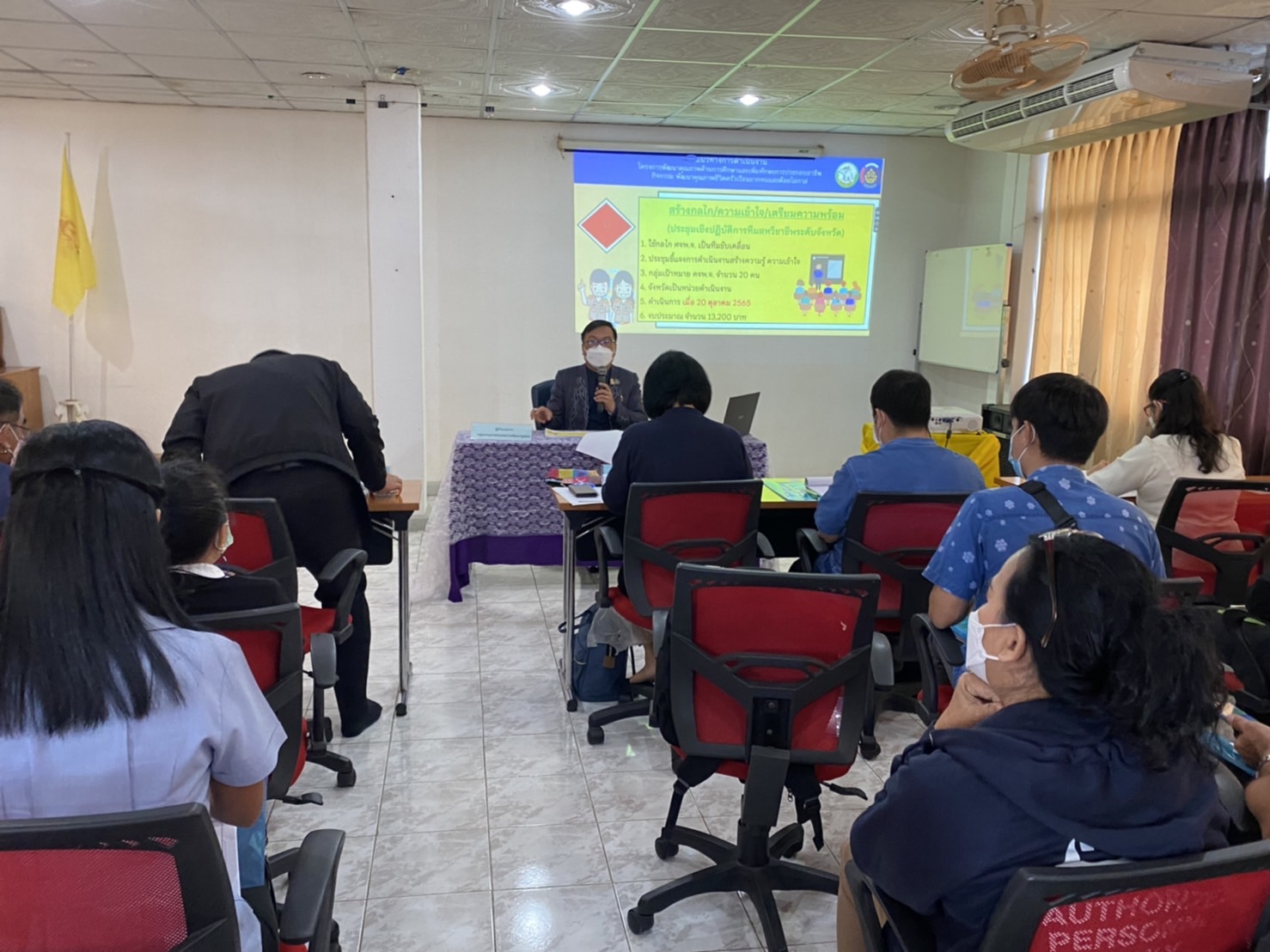 จังหวัดนครนายก เดินหน้าประชุมทีมสหวิชาชีพระดับอำเภอ เพื่อสร้างความเข้าใจในแนวทางในภารกิจการส่งเสริมการประกอบอาชีพแก่ครัวเรือนด้อยโอกาส ในพื้นที่นครนายก ตามหลัก 4ท