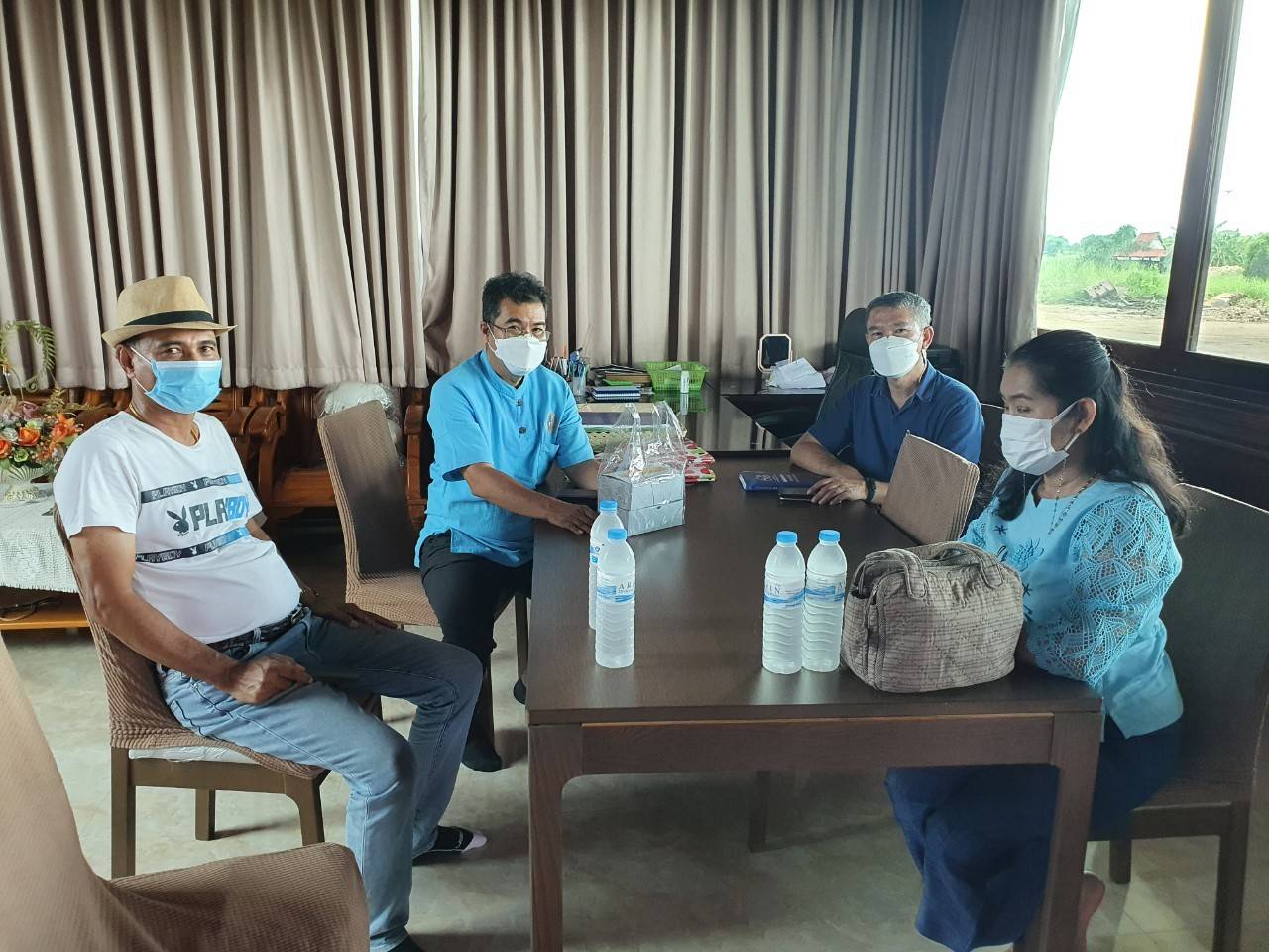 พช.นครนายก ลงพื้นที่ตรวจสอบพื้นที่ทุ่งบางกระชา โครงการสถาบันพัฒนาเศรษฐกิจพอเพียง กรมการพัฒนาชุมชน