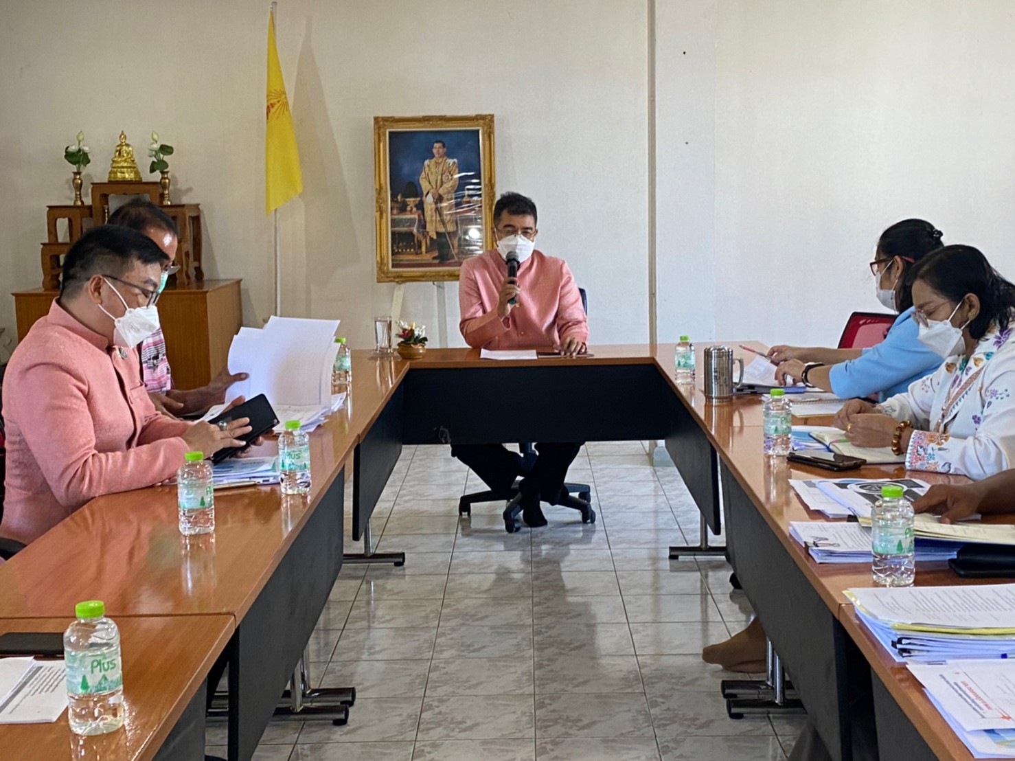 พช.นครนายกจัดประชุมเจ้าหน้าที่พัฒนาชุมชนเพื่อมอบนโยบายและแนวทางการดำเนินงานพัฒนาชุมชน ประจำปีงบประมาณ พ.ศ. 2566