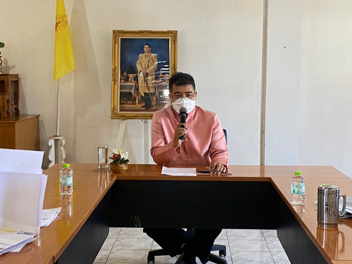 พช.นครนายกจัดประชุมเจ้าหน้าที่พัฒนาชุมชนเพื่อมอบนโยบายและแนวทางการดำเนินงานพัฒนาชุมชน ประจำปีงบประมาณ พ.ศ. 2566