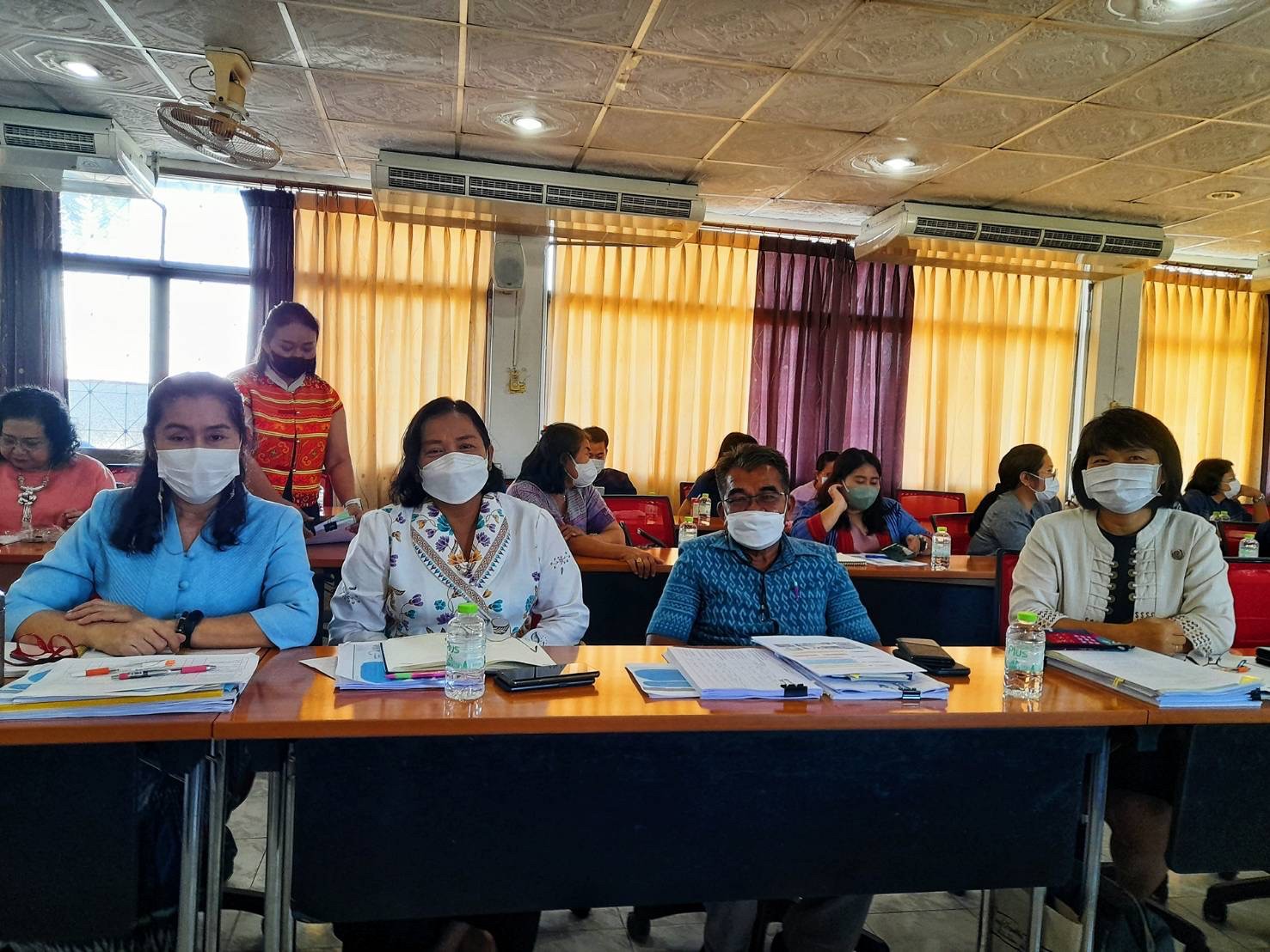 พช.นครนายกจัดประชุมเจ้าหน้าที่พัฒนาชุมชนเพื่อมอบนโยบายและแนวทางการดำเนินงานพัฒนาชุมชน ประจำปีงบประมาณ พ.ศ. 2566