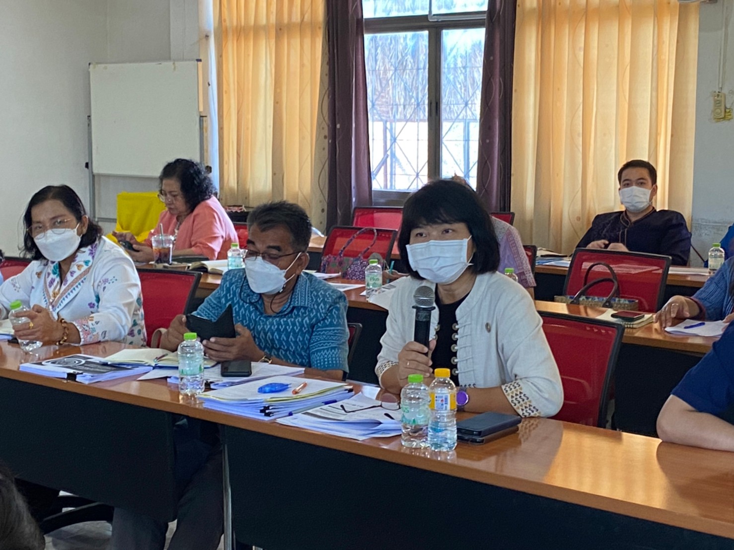 พช.นครนายกจัดประชุมเจ้าหน้าที่พัฒนาชุมชนเพื่อมอบนโยบายและแนวทางการดำเนินงานพัฒนาชุมชน ประจำปีงบประมาณ พ.ศ. 2566