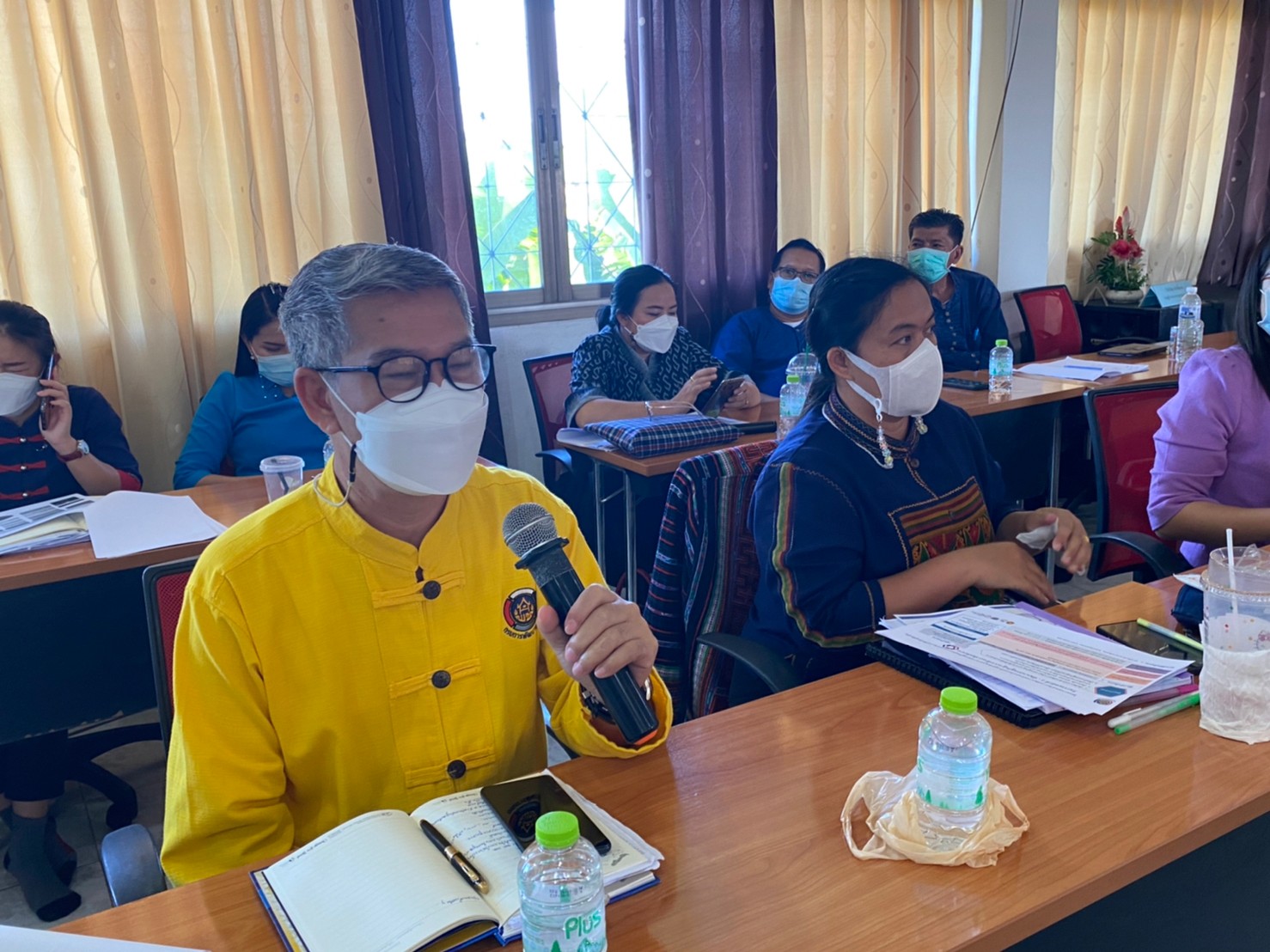 พช.นครนายกจัดประชุมเจ้าหน้าที่พัฒนาชุมชนเพื่อมอบนโยบายและแนวทางการดำเนินงานพัฒนาชุมชน ประจำปีงบประมาณ พ.ศ. 2566