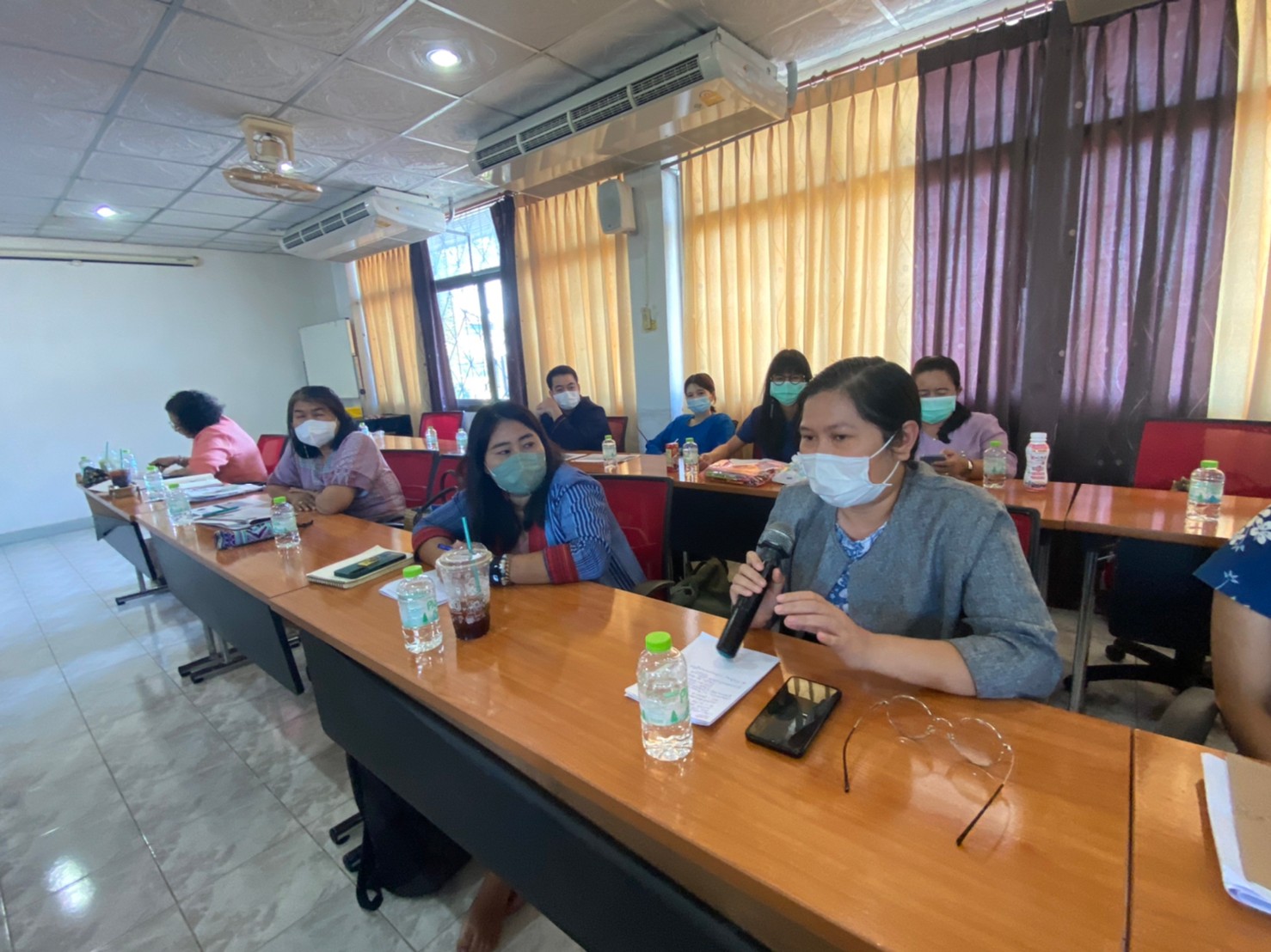 พช.นครนายกจัดประชุมเจ้าหน้าที่พัฒนาชุมชนเพื่อมอบนโยบายและแนวทางการดำเนินงานพัฒนาชุมชน ประจำปีงบประมาณ พ.ศ. 2566