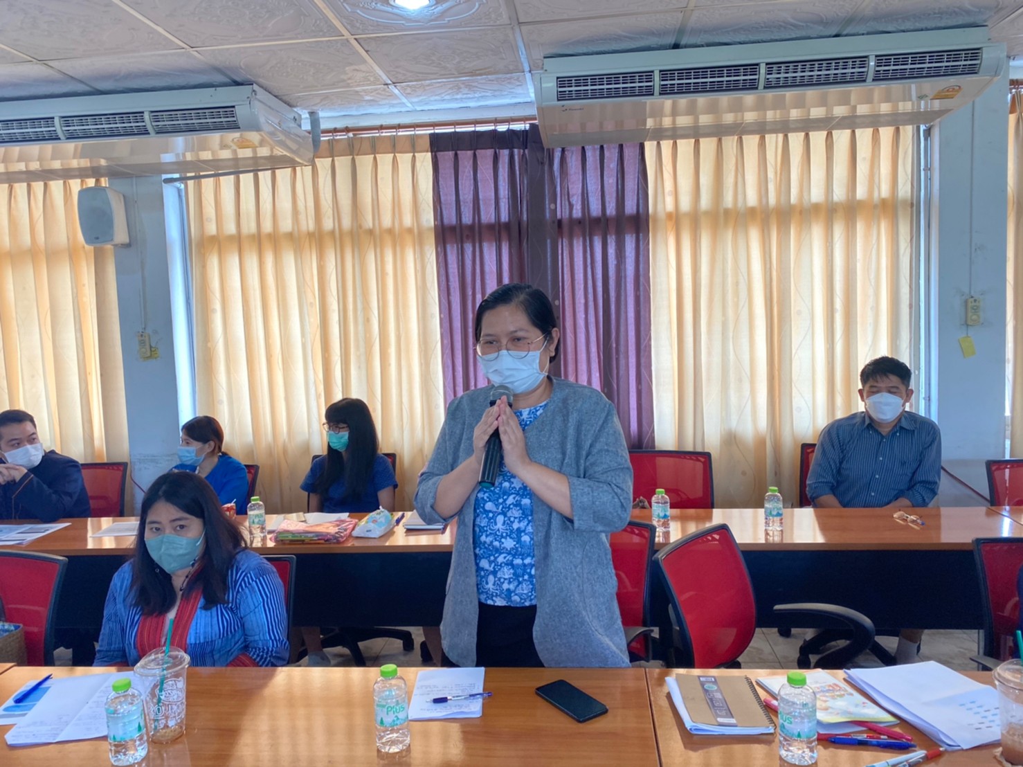 พช.นครนายกจัดประชุมเจ้าหน้าที่พัฒนาชุมชนเพื่อมอบนโยบายและแนวทางการดำเนินงานพัฒนาชุมชน ประจำปีงบประมาณ พ.ศ. 2566