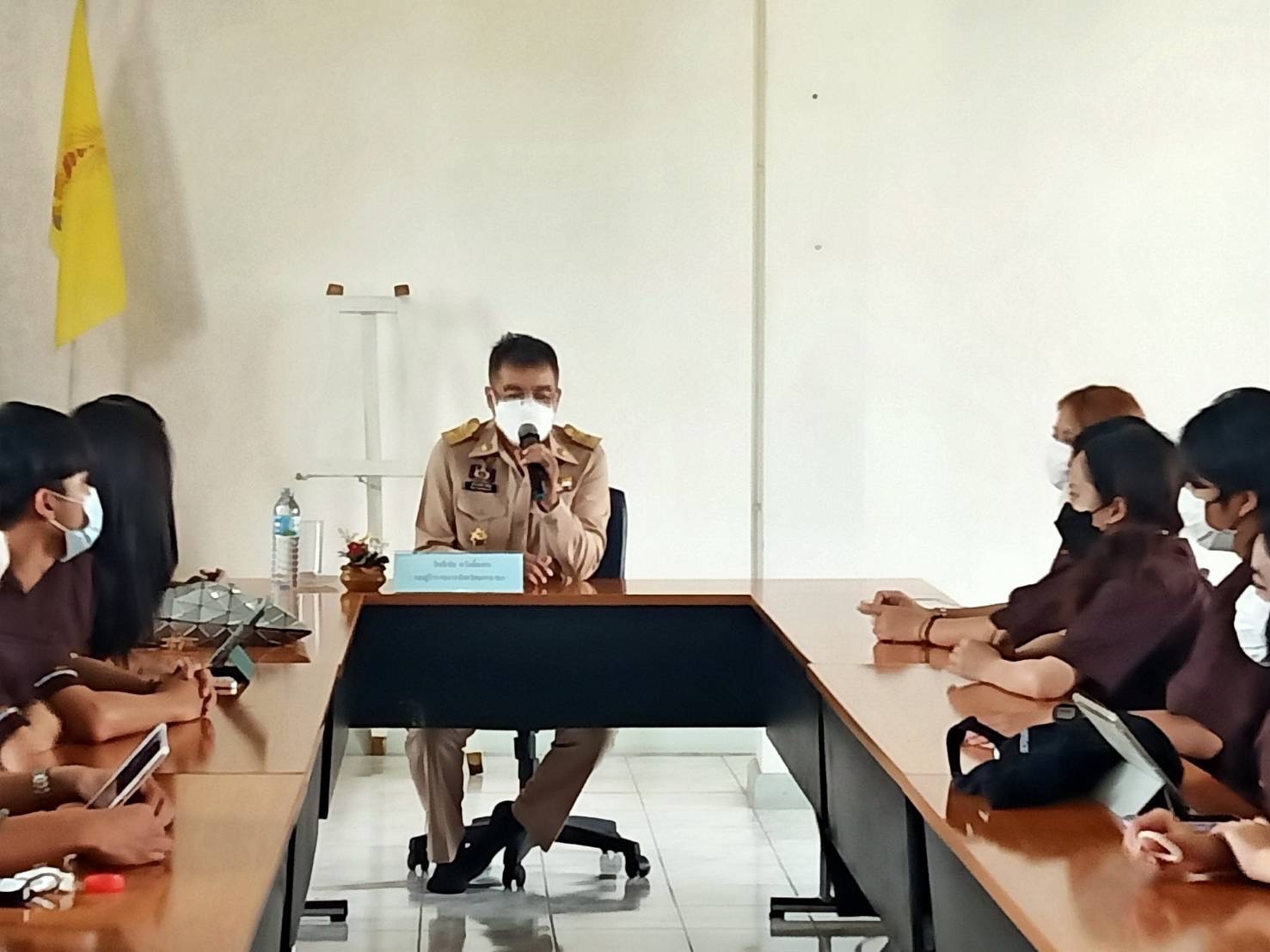 ??พช.นครนายกร่วมต้อนรับการศึกษาดูงานของนิสิตวิทยาโพธิวิชชาลัย มศว.